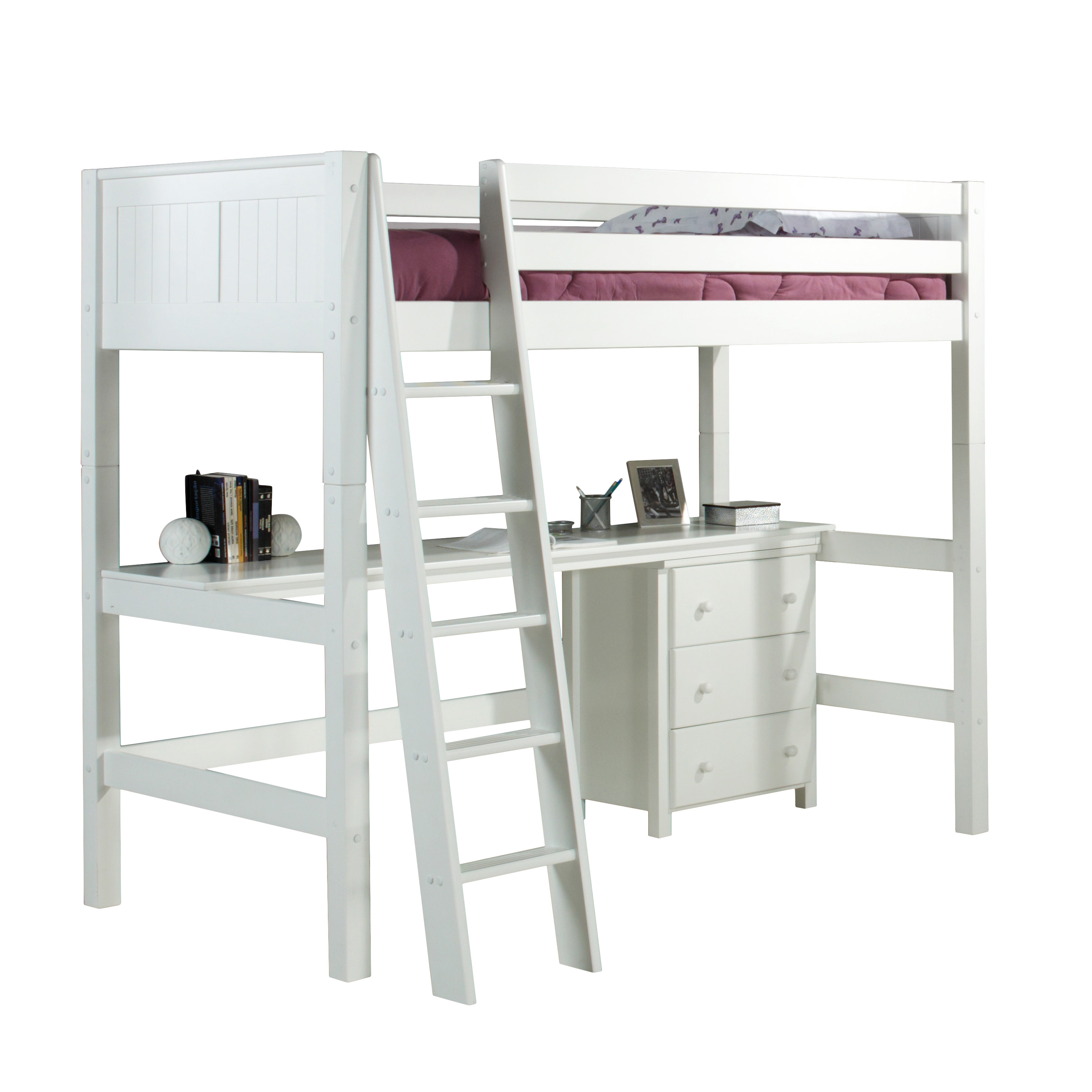 Camaflexi Twin Loft Bed & Reviews Wayfair