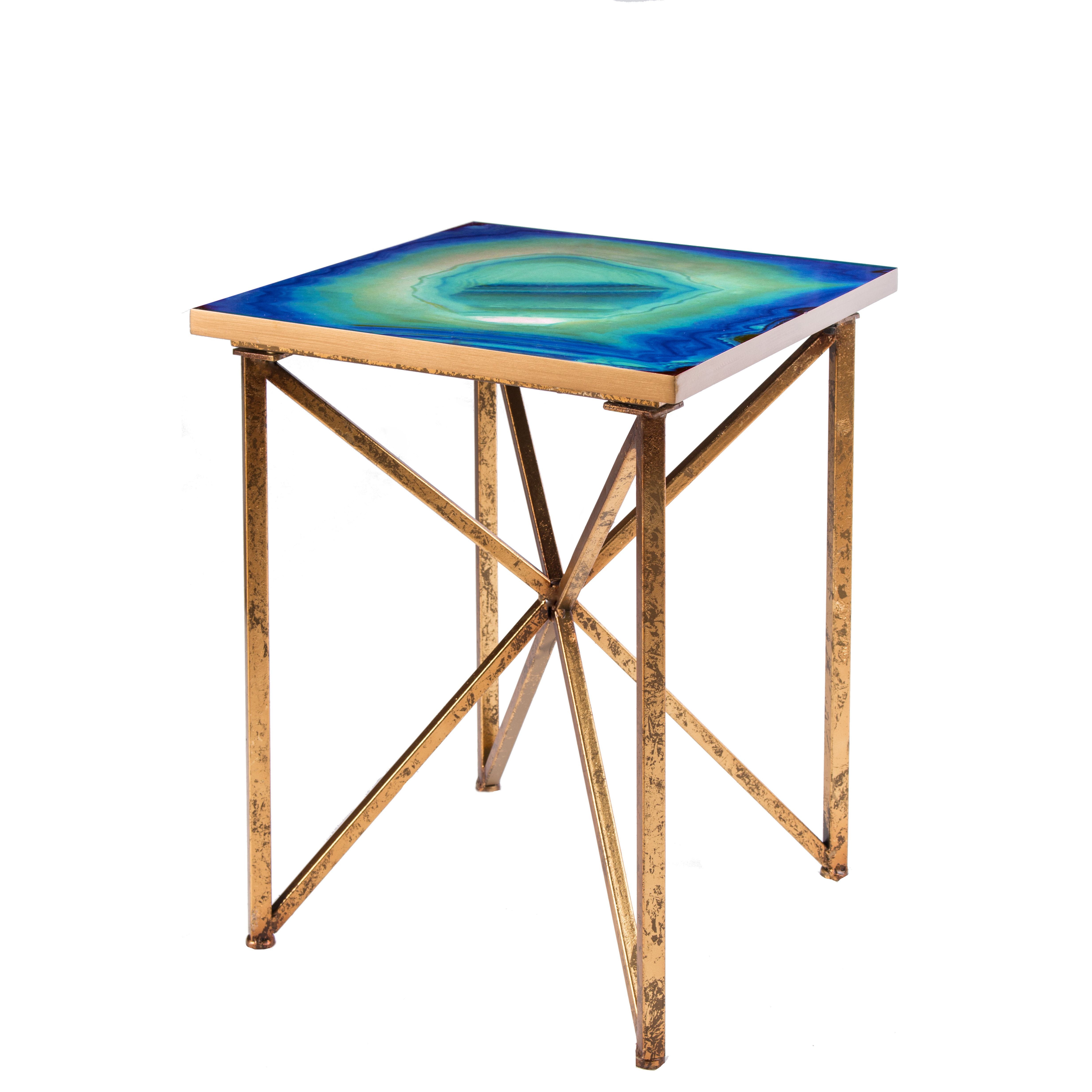 Statements by J Bleu Agate End Table & Reviews Wayfair