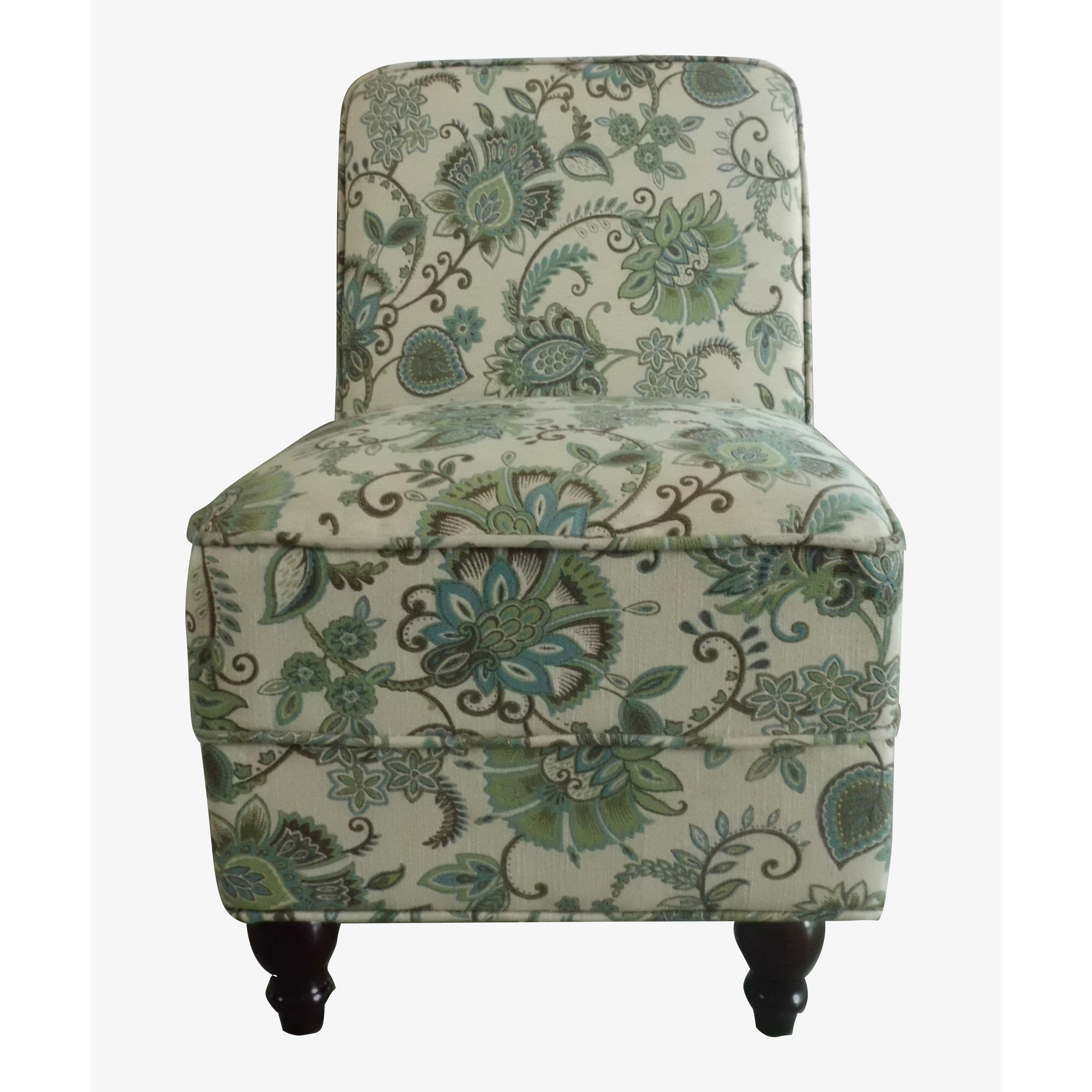 NOYA USA Classic Floral Slipper Chair & Reviews Wayfair
