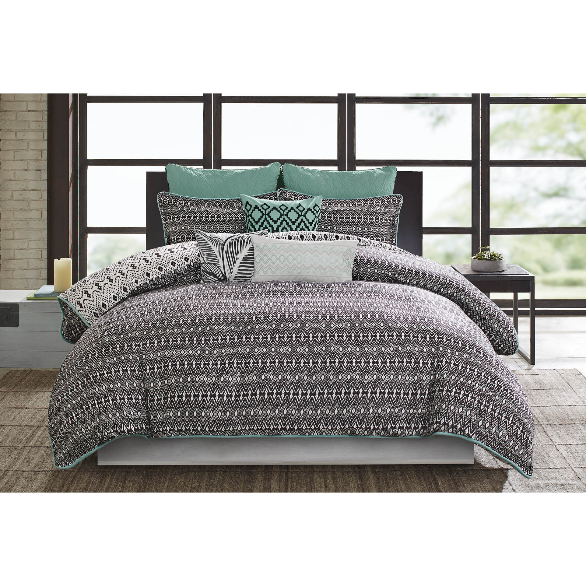 echo design Kalea Reversible Comforter Set Wayfair