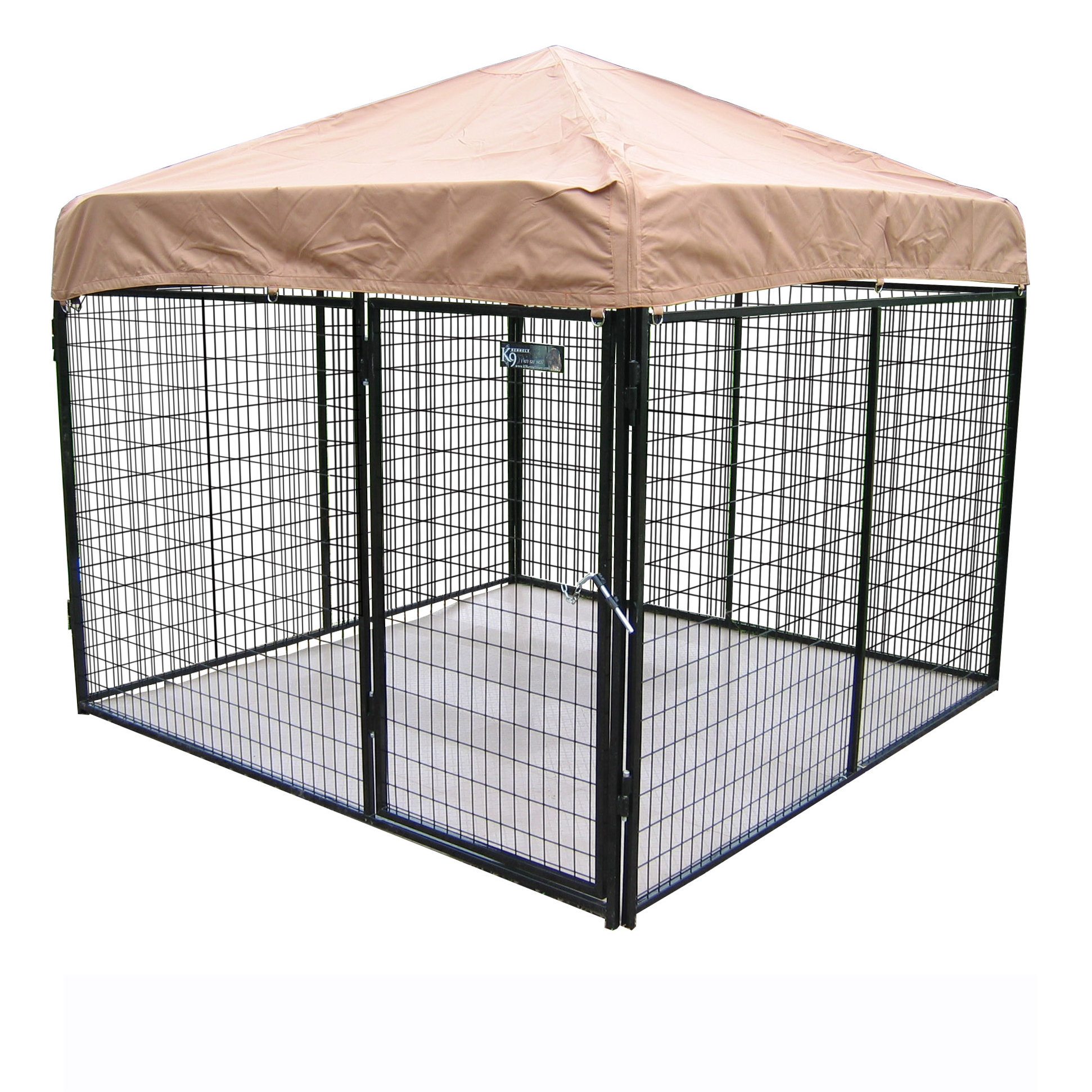 K9 Kennel Modular Complete Welded Wire Steel Yard Kennel & Reviews