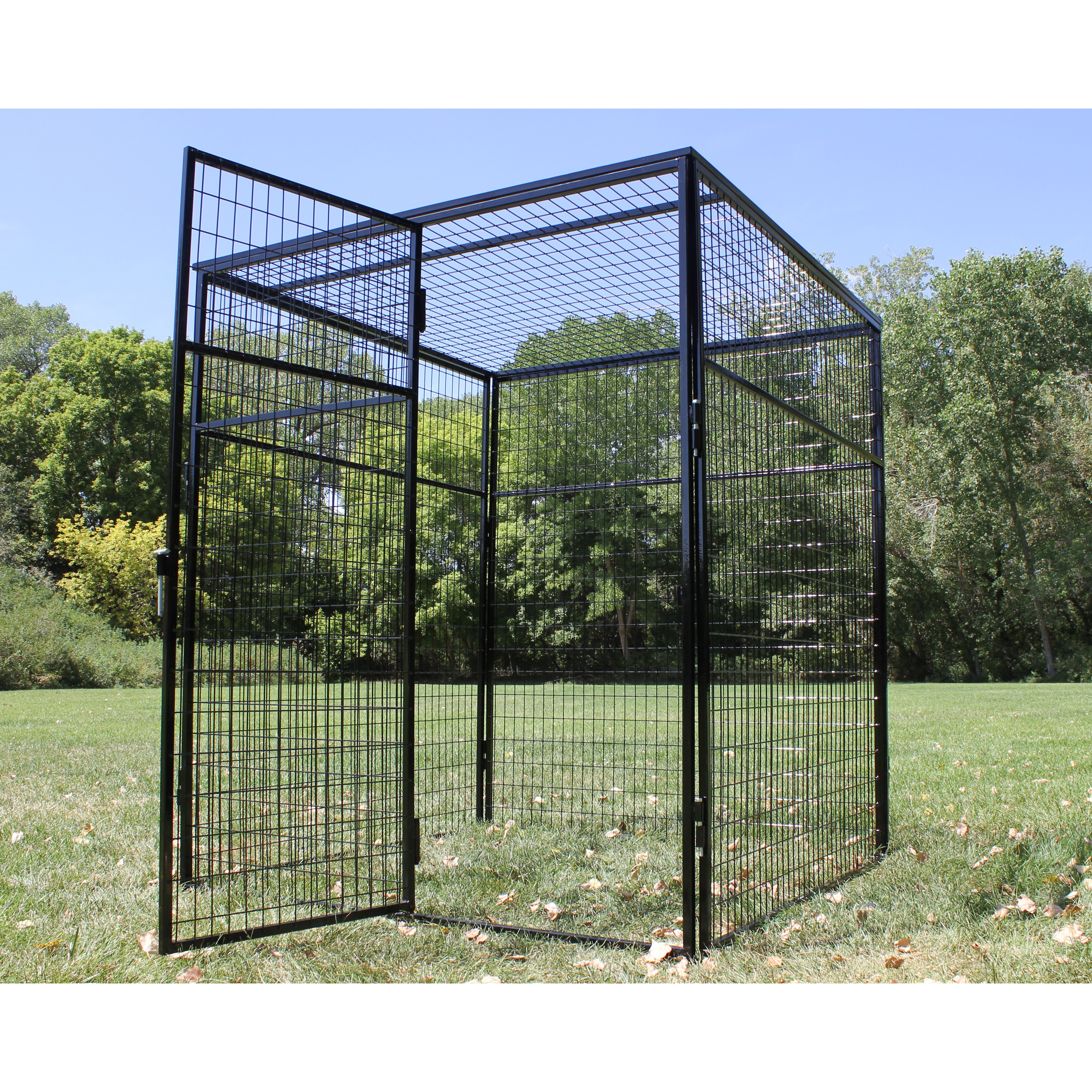 K9 Kennel Steel Welded Wire Top Yard Kennel | Wayfair