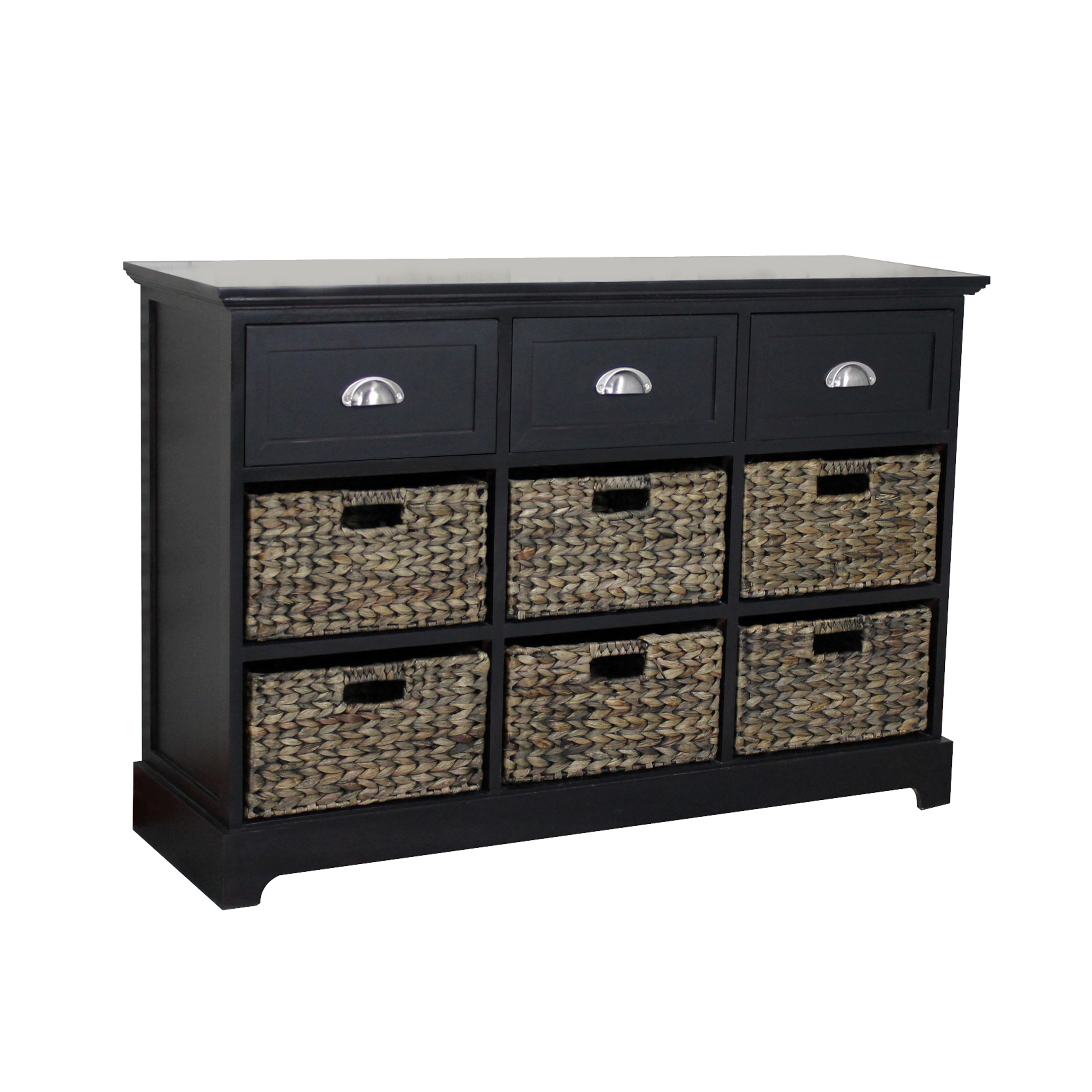 Gallerie Decor Newport 3 Drawer 6 Basket Chest & Reviews Wayfair