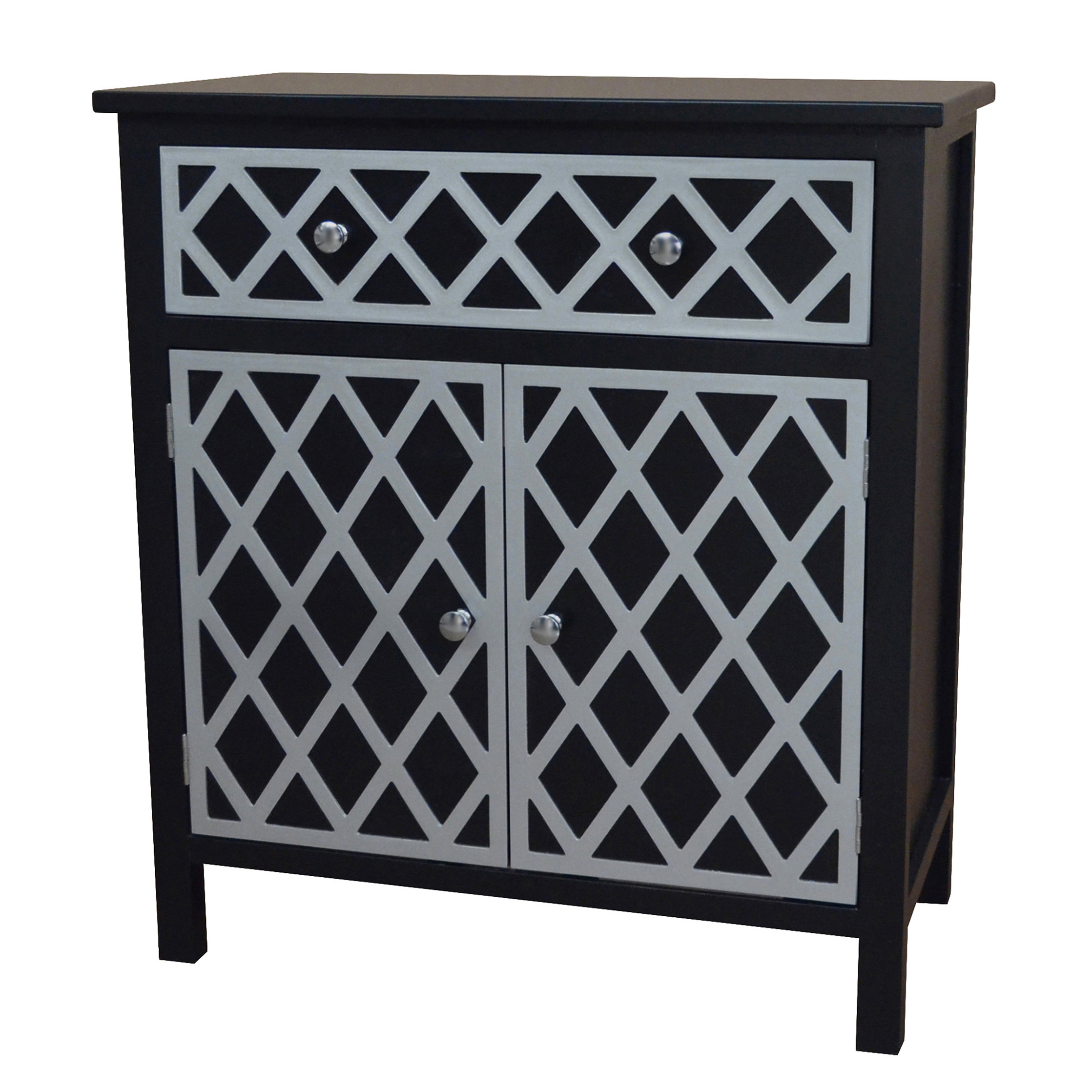 Gallerie Decor Trellis 1 Drawer and 2 Door Chest & Reviews