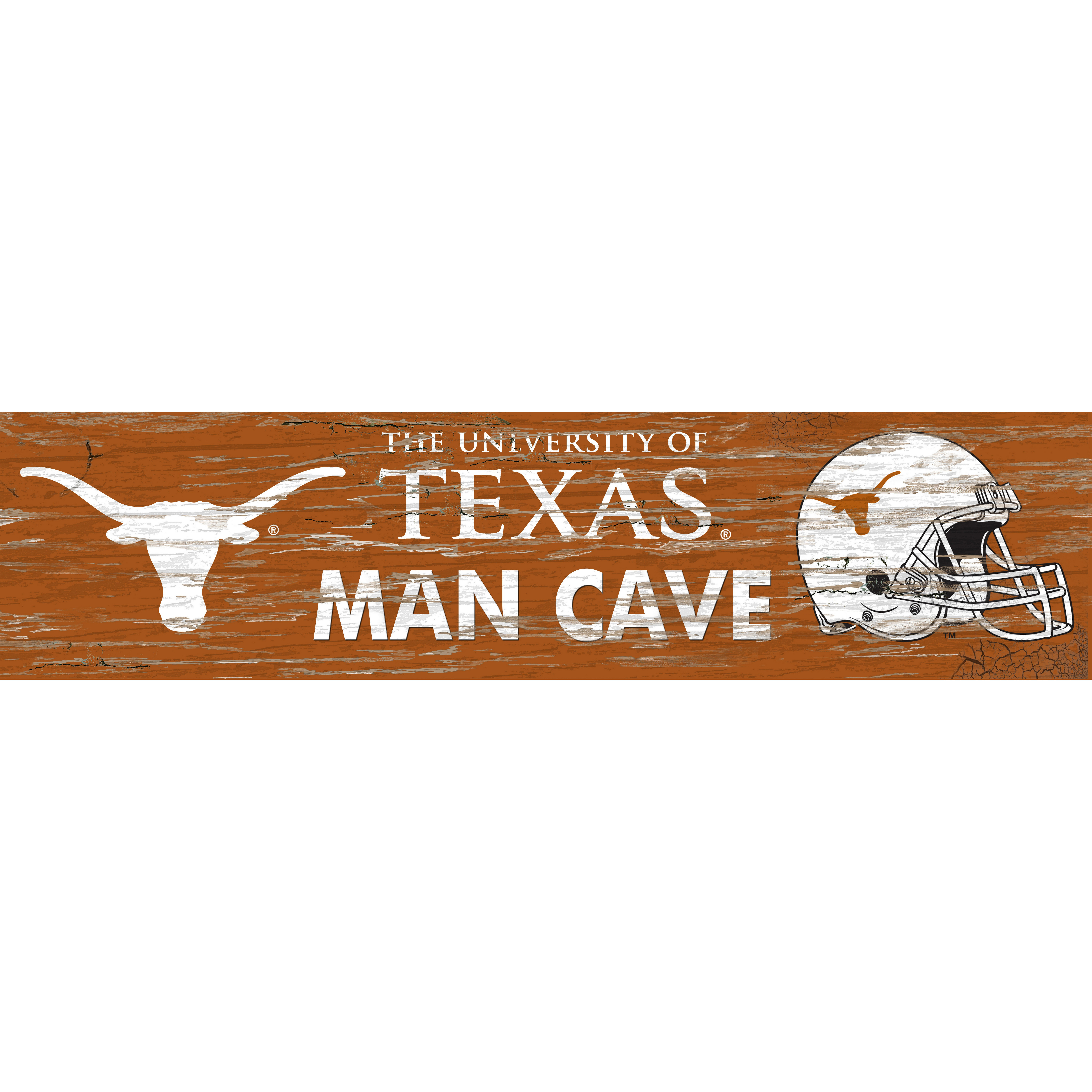 fan creations ncaa distressed man cave graphic art plaque lsu christmas ornaments