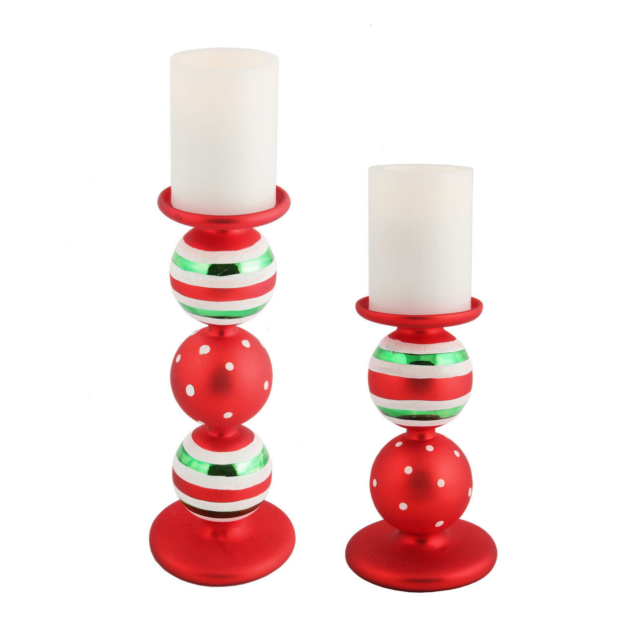 flipo 2 piece ornament flameless pillar candle set flipo 2 piece ornament flameless pillar candle set