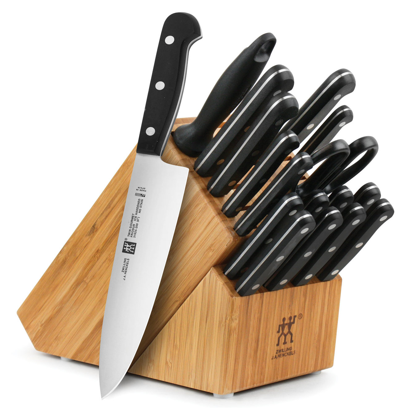 Zwilling JA Henckels Twin Gourmet 18 Piece Block Set & Reviews Wayfair