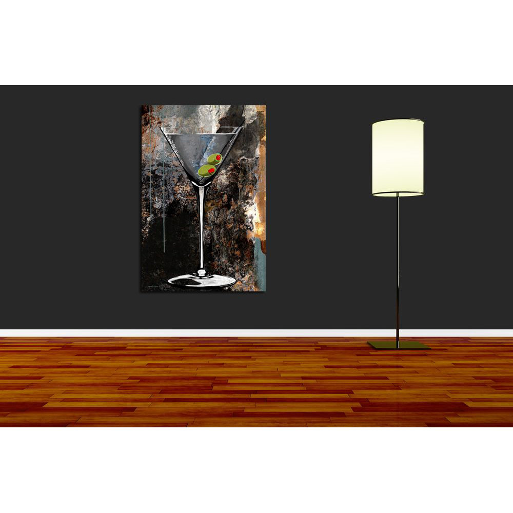 Maxwell Dickson "Martini Glass" Graphic Art on Canvas & Reviews Wayfair