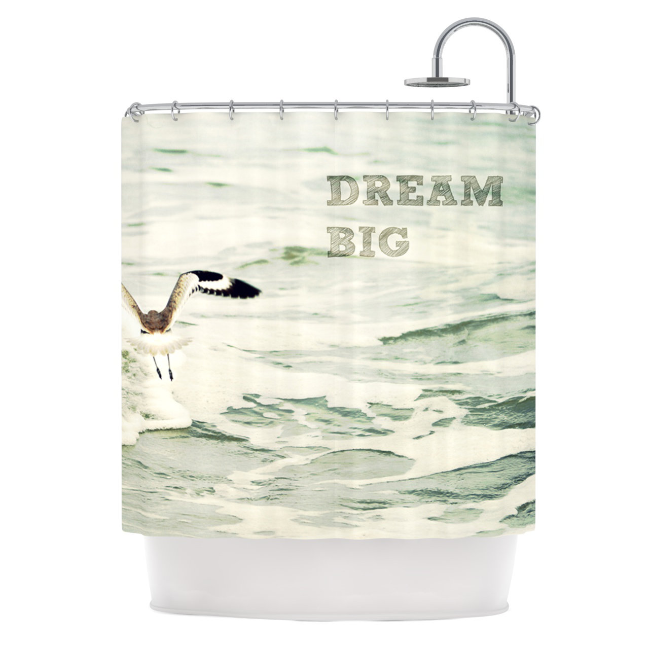 KESS InHouse Dream Big Shower Curtain & Reviews Wayfair