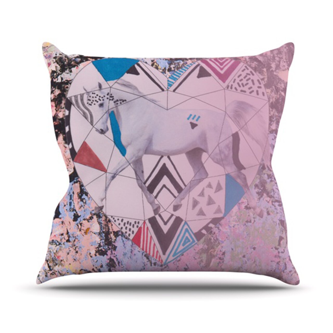 unicorn throw pillow