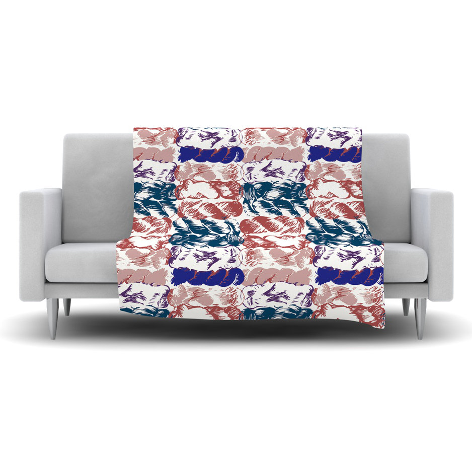 KESS InHouse Nice Knot Fleece Throw Blanket Wayfair