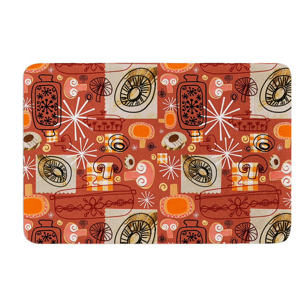 KESS InHouse Vintage Kitchen by Jane Smith Bath Mat | Wayfair