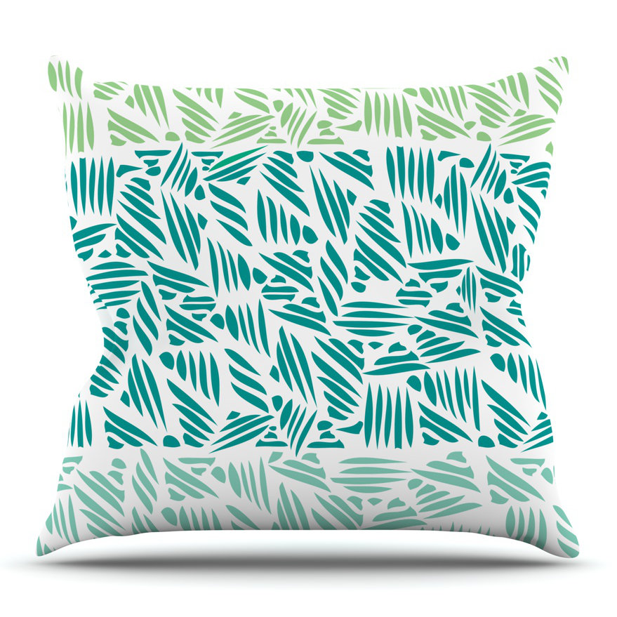 KESS InHouse Bamboo Rayon by Pom Graphic Design Outdoor Throw Pillow Wayfair