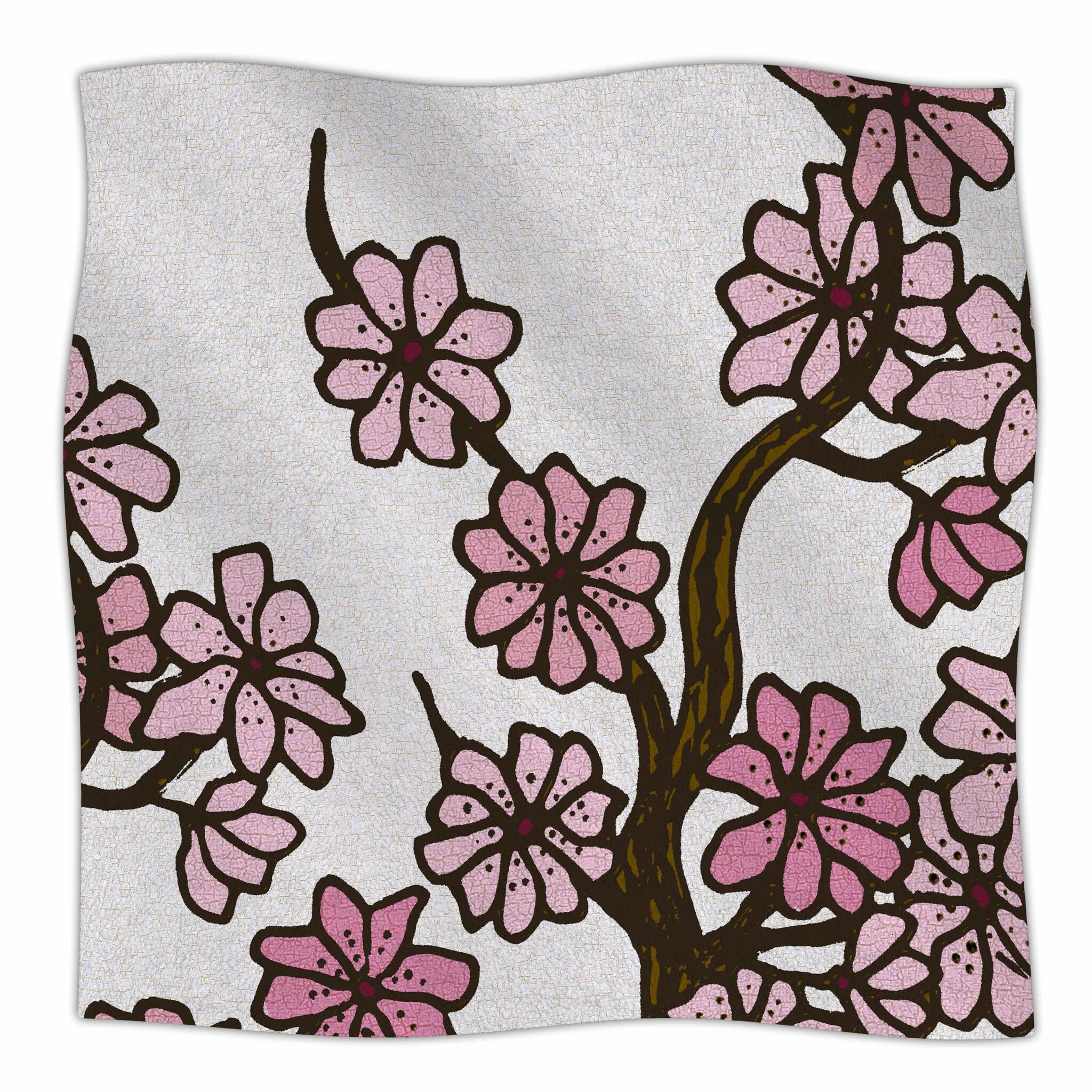 Kess Inhouse Cherry Blossoms By Art Love Passion Fleece Throw Blanket Wayfair