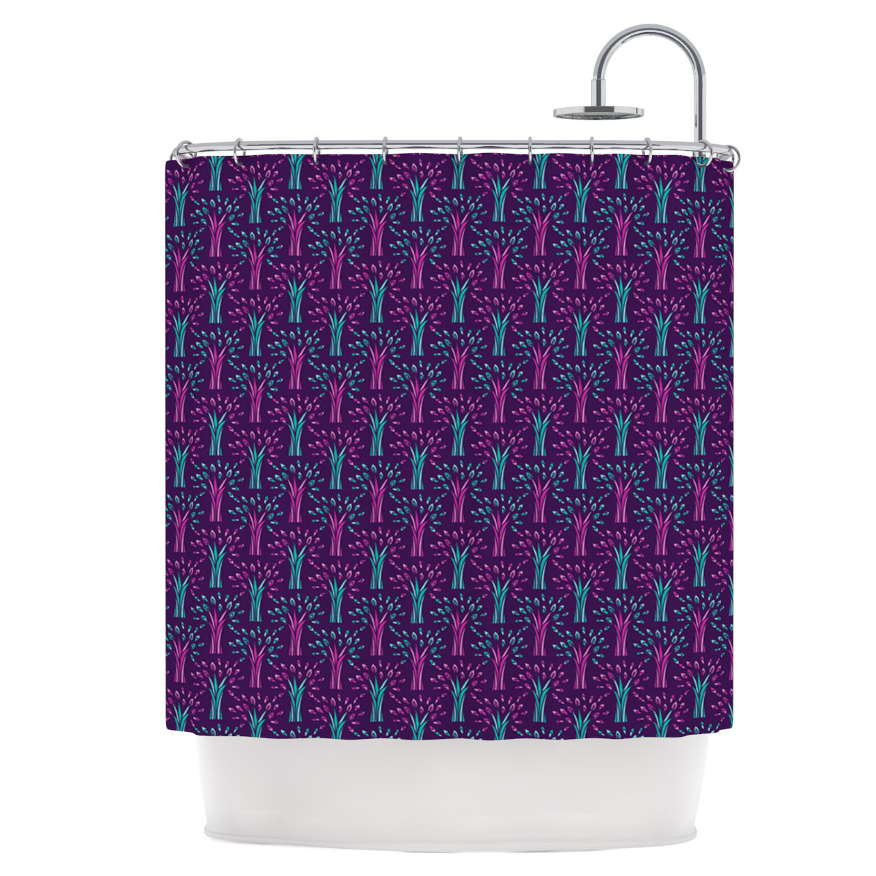 KESS InHouse Fairy Forest Shower Curtain Wayfair