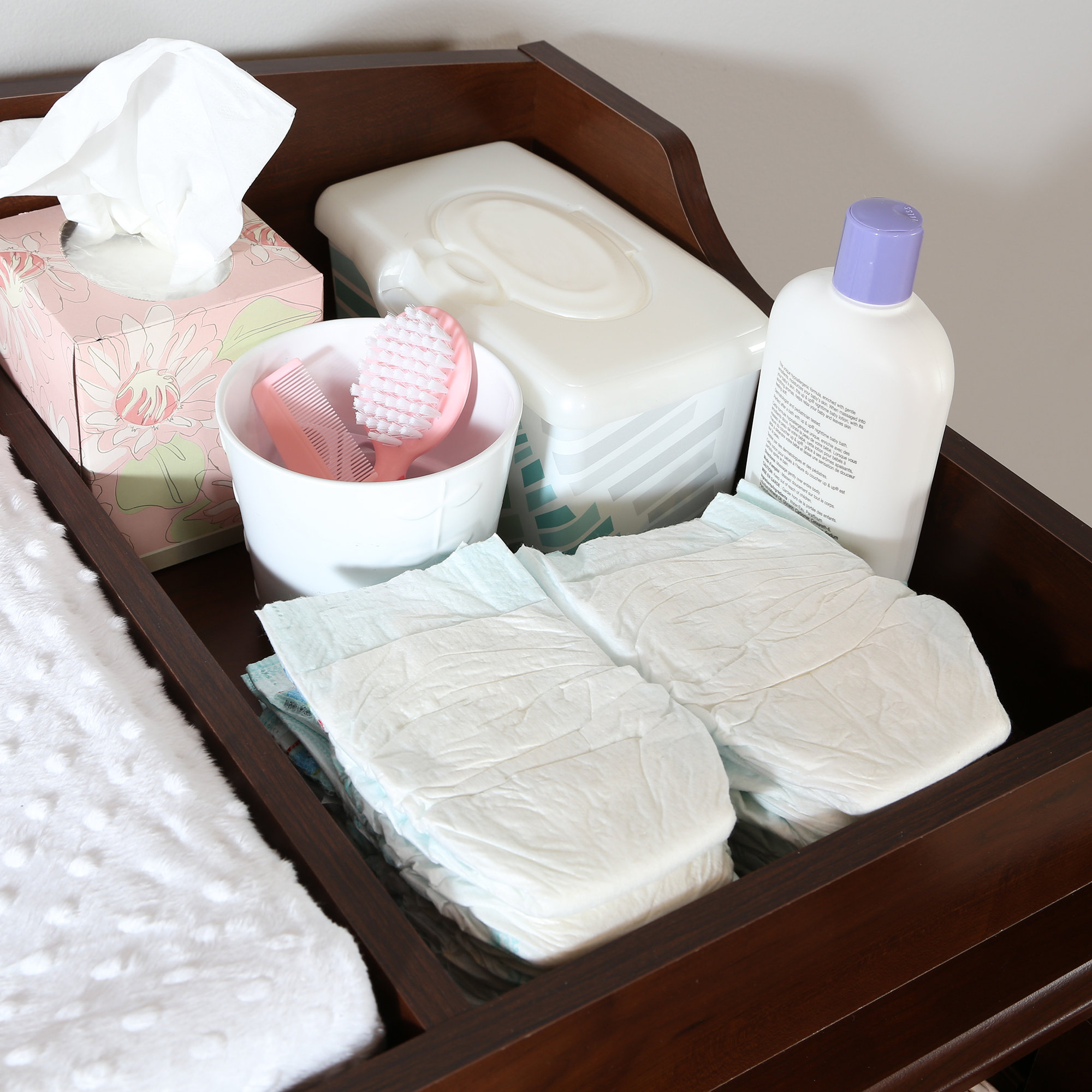 South Shore Cotton Candy Changing Table with Removable Changing Station