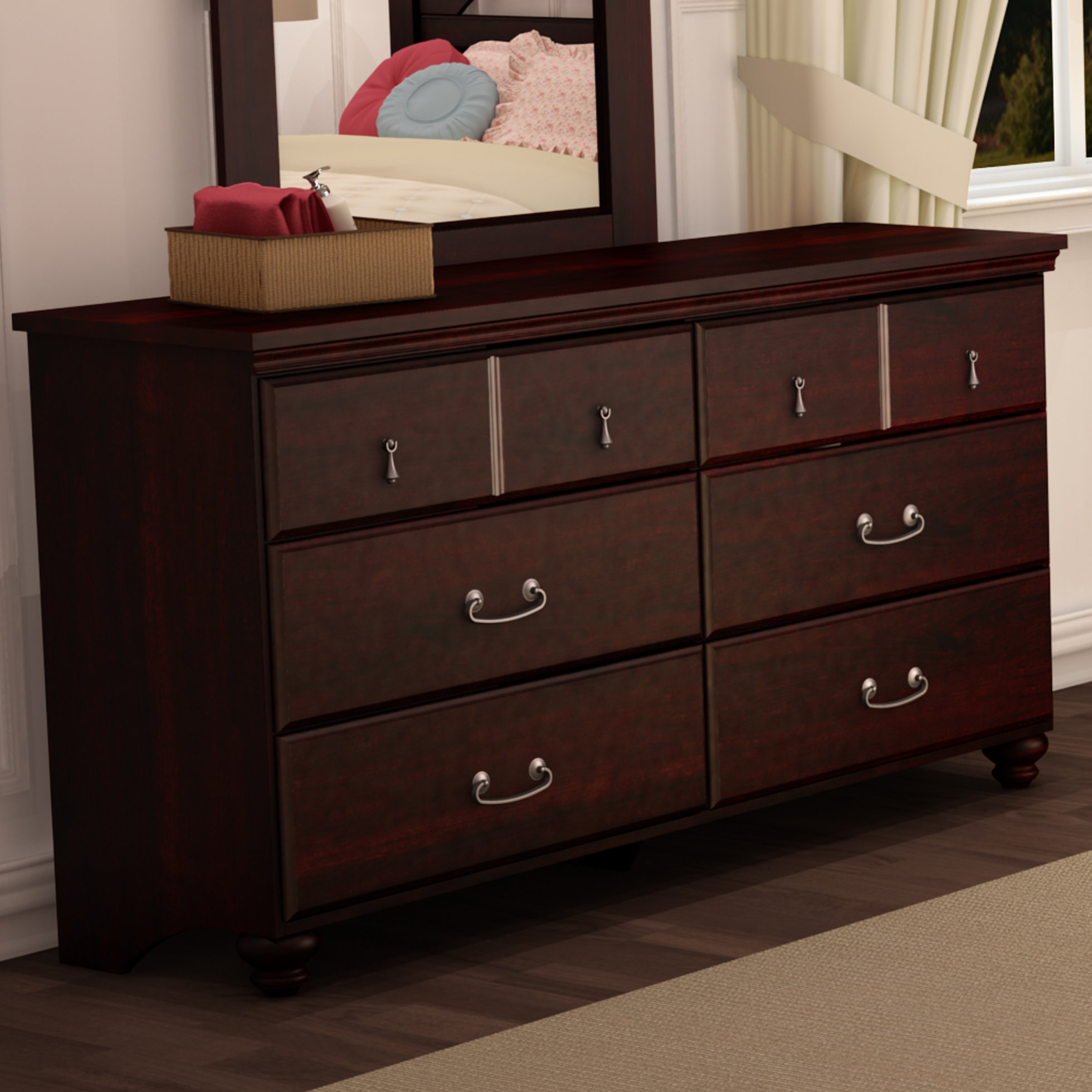 Noble 6 Drawer Dresser TH2024