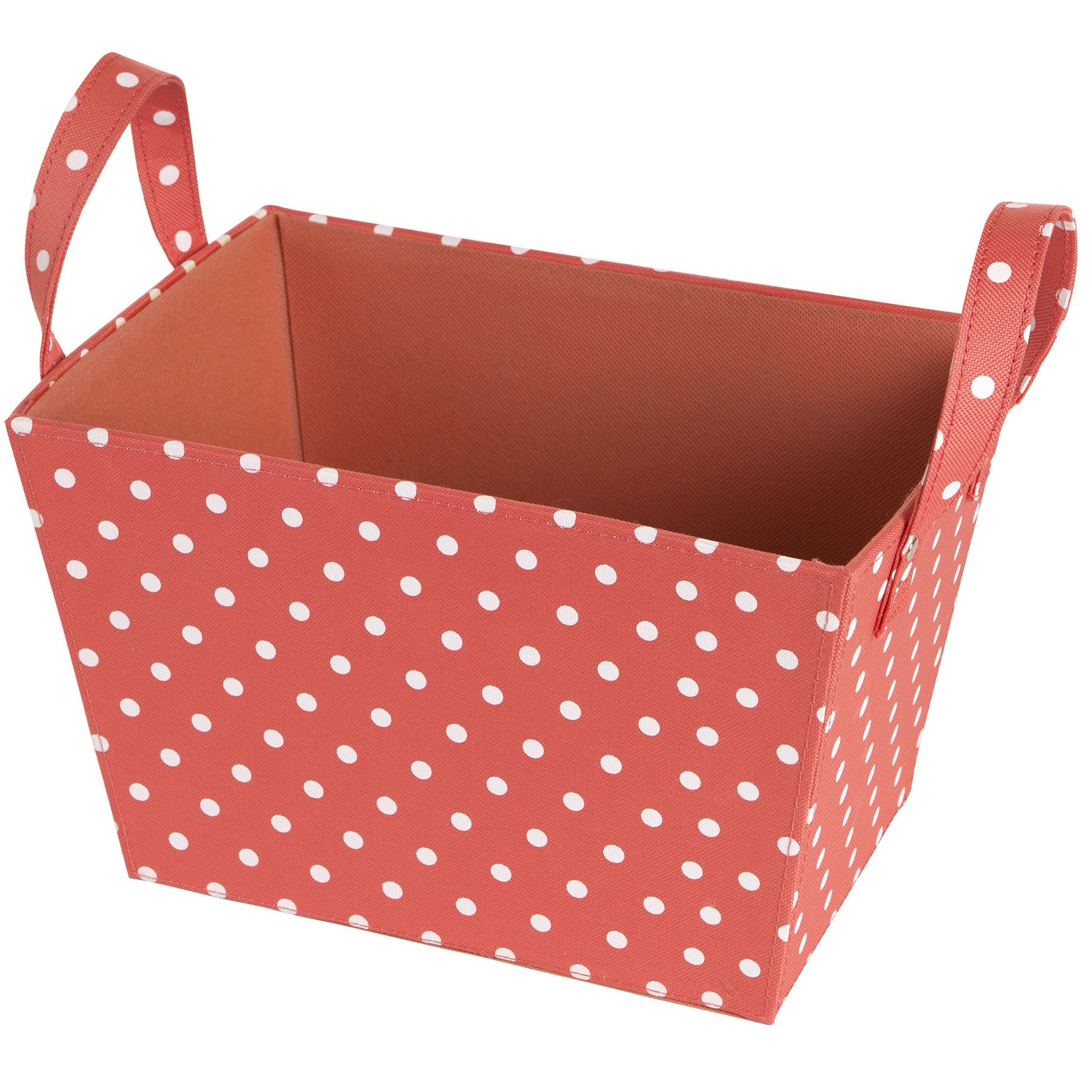 South Shore Coral Polka Dot Storage Basket & Reviews Wayfair