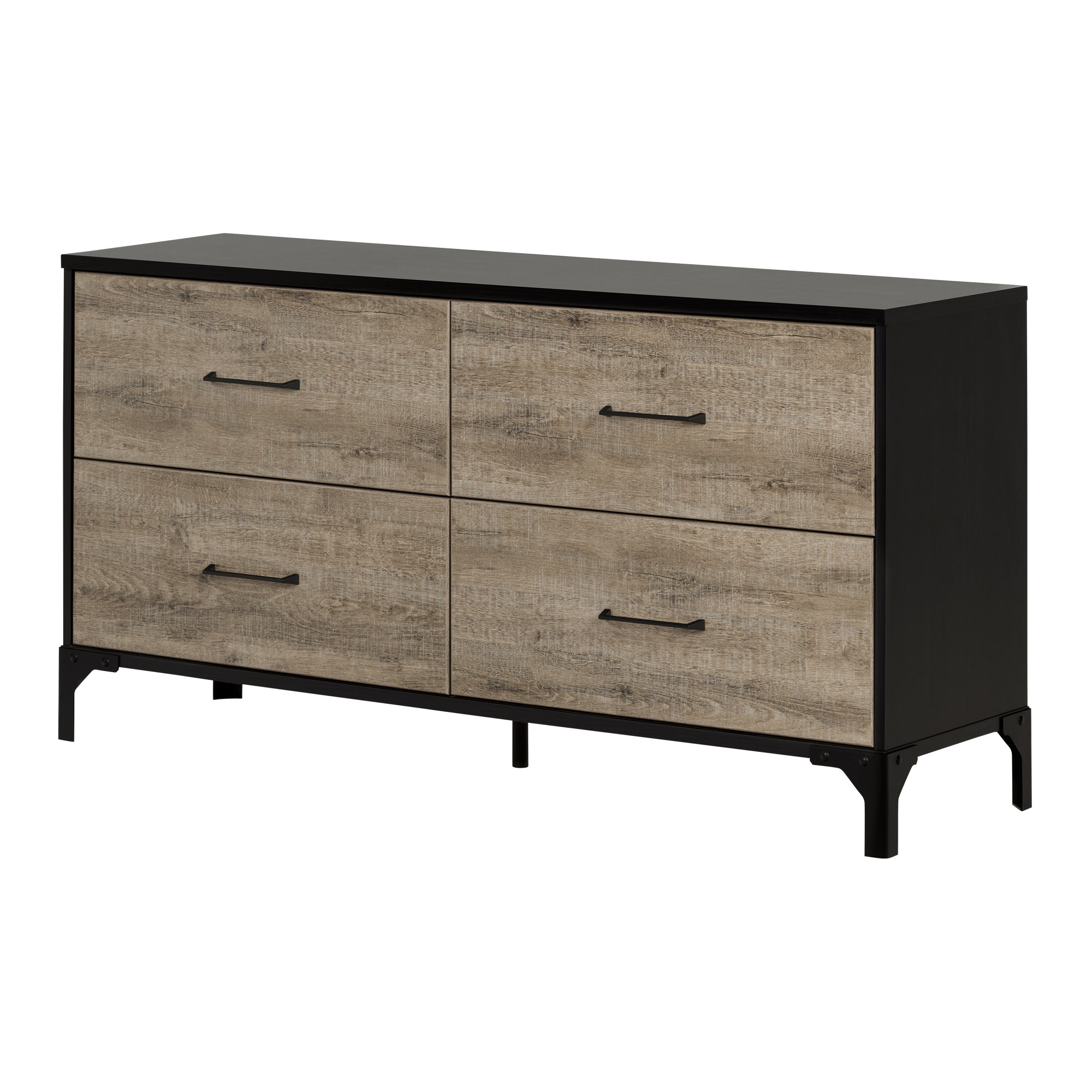 South Shore Valet 4 Drawer Double Dresser & Reviews Wayfair