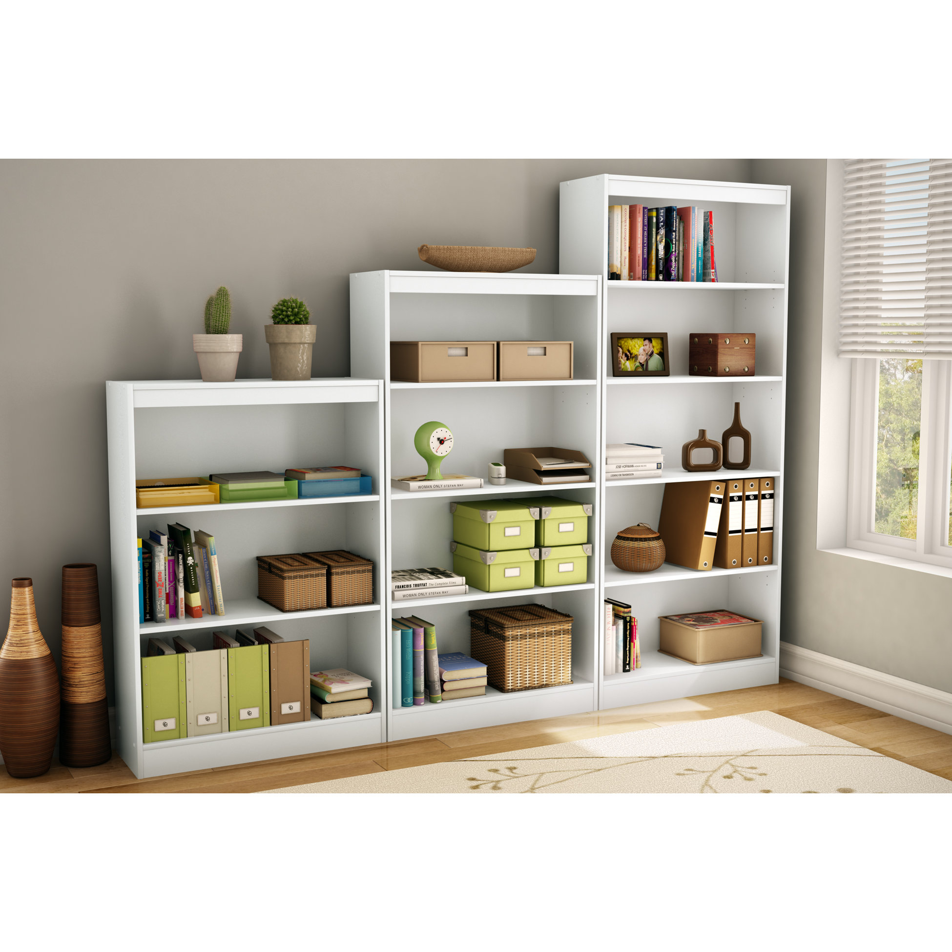 South Shore Axess 58" Standard Bookcase & Reviews Wayfair