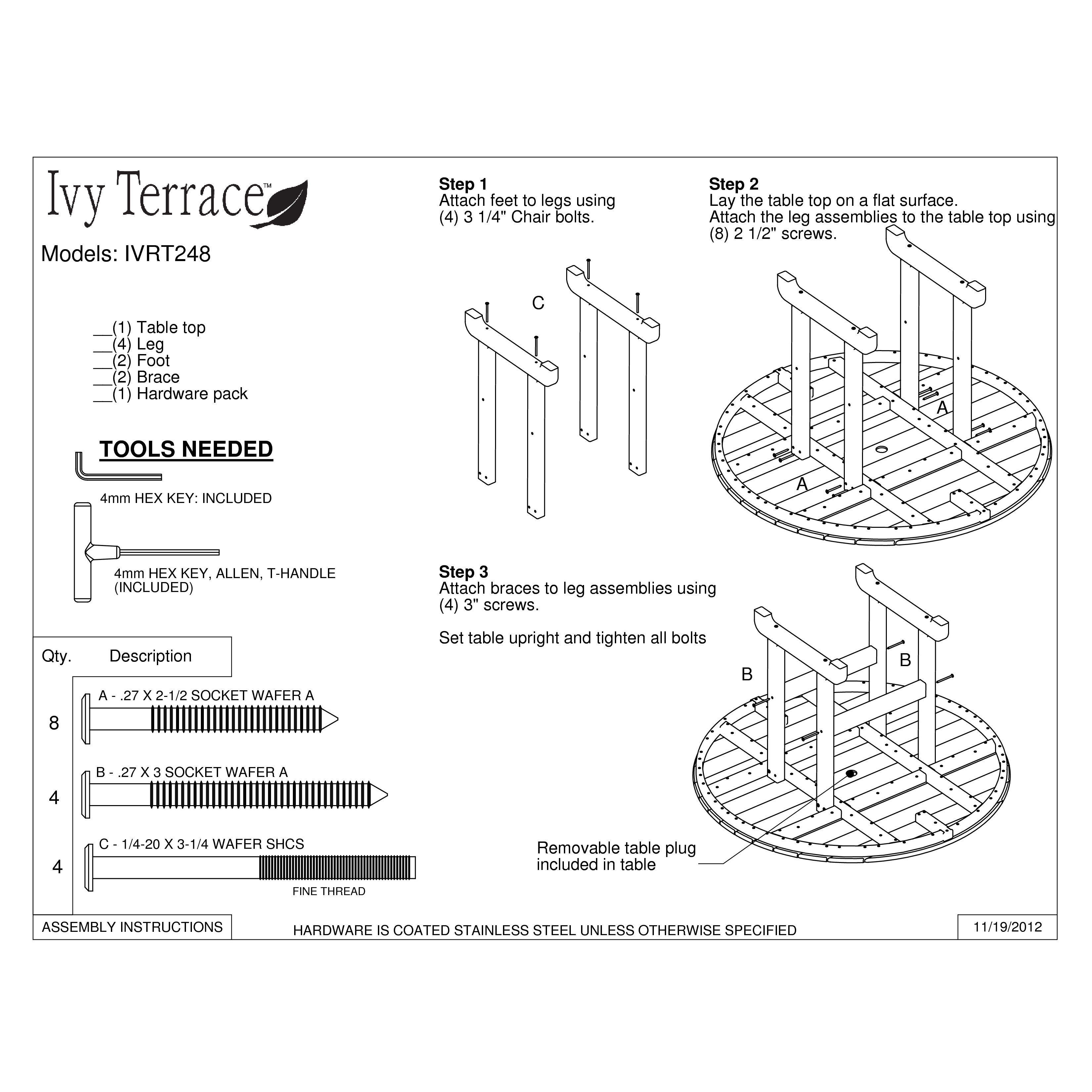 Ivy Terrace Classics 5 Piece Dining Set Wayfair