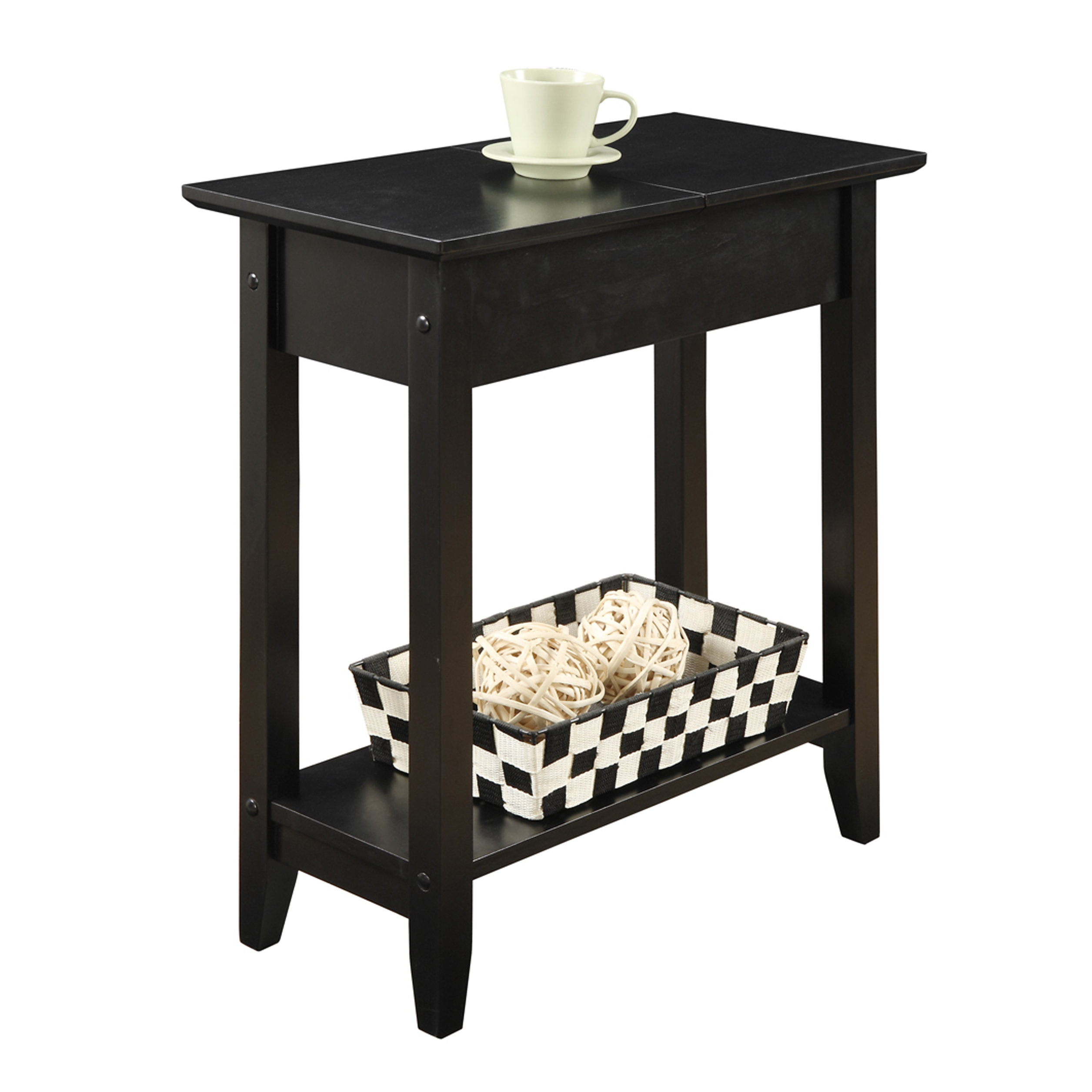 Convenience Concepts American Heritage Flip Top End Table & Reviews Wayfair