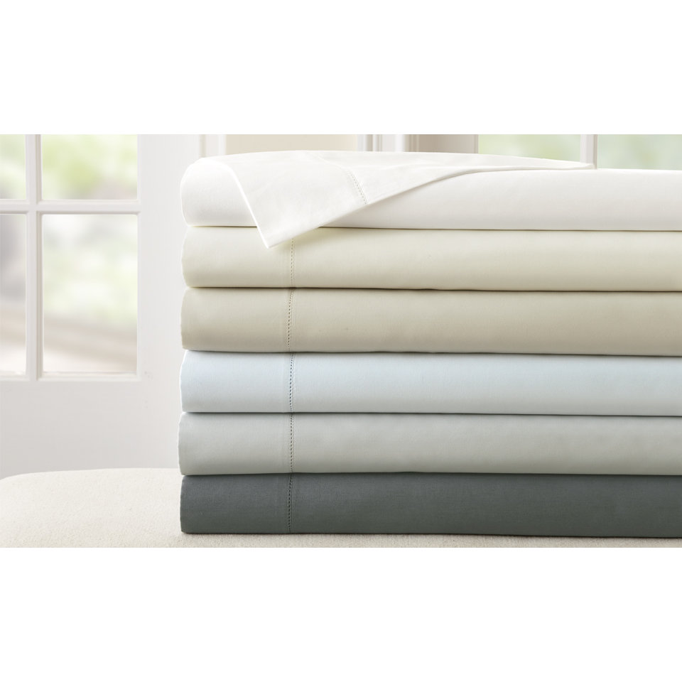 Amrapur Fine Linens 400 Thread Count Cotton Sheet Set & Reviews Wayfair