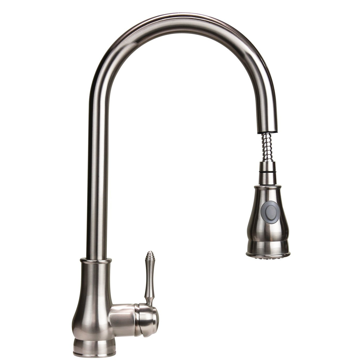 Dyconn Faucet Coral Single Handle Pull-Out Kitchen Faucet ...