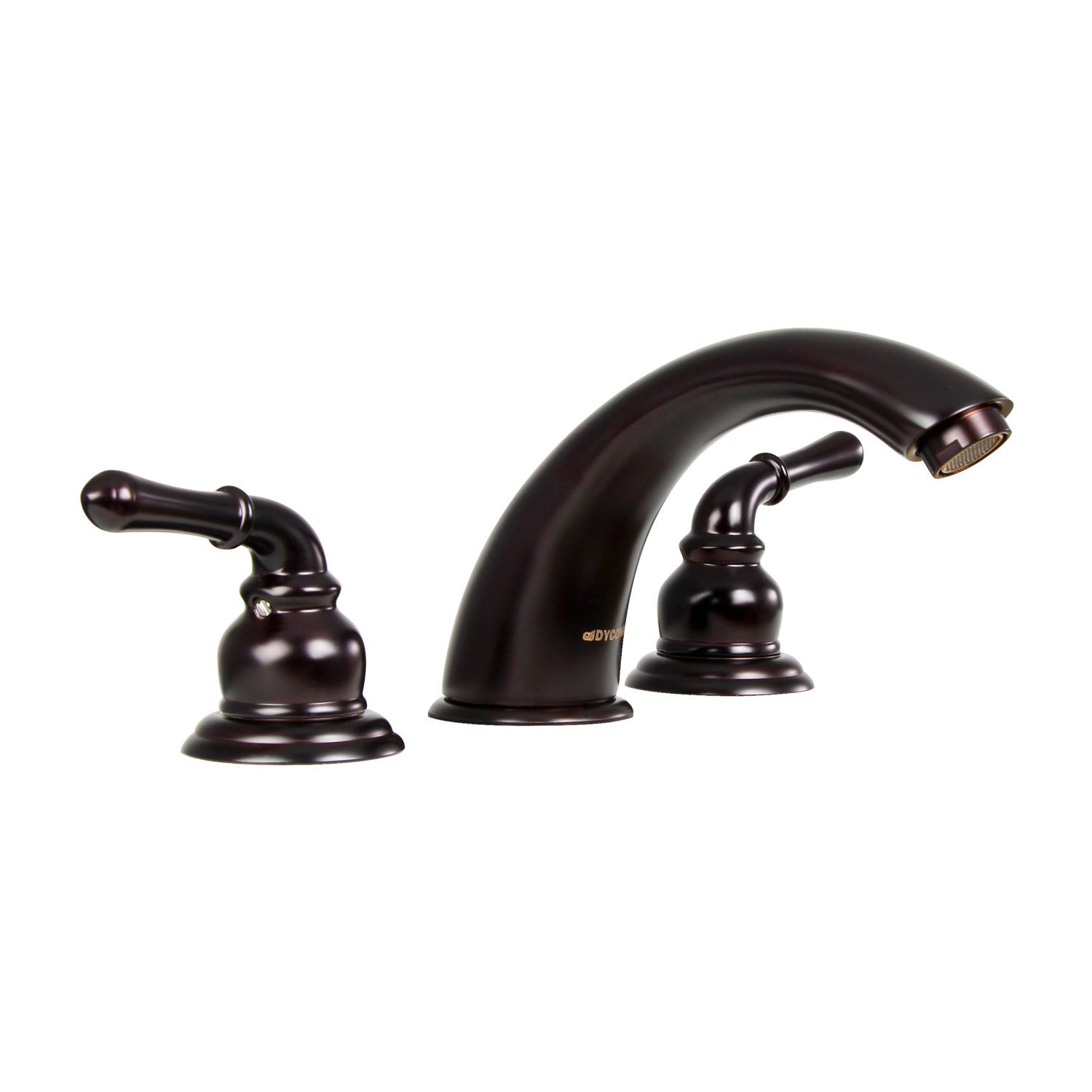 Dyconn Faucet Trinity Double Handle Widespread Bathroom Faucet with Pop