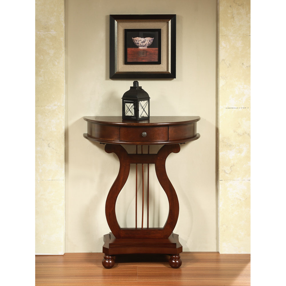 All Things Cedar Half Moon Harp End Table & Reviews Wayfair