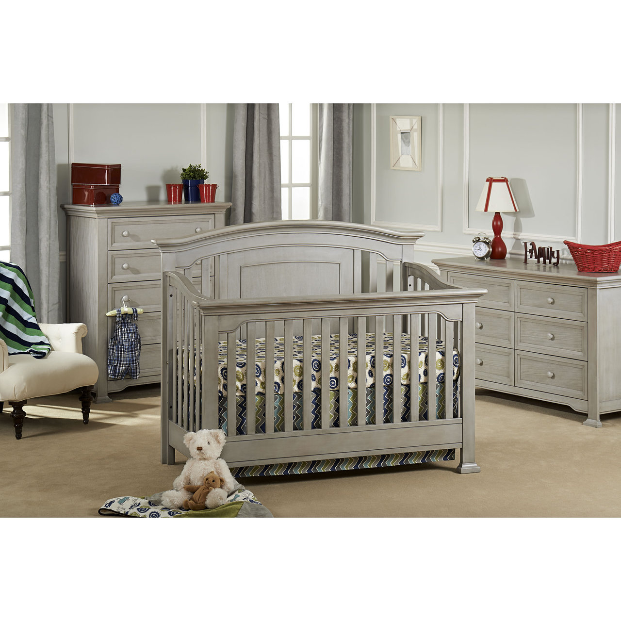 Muniré Furniture Medford Lifetime 4in1 Convertible Crib & Reviews