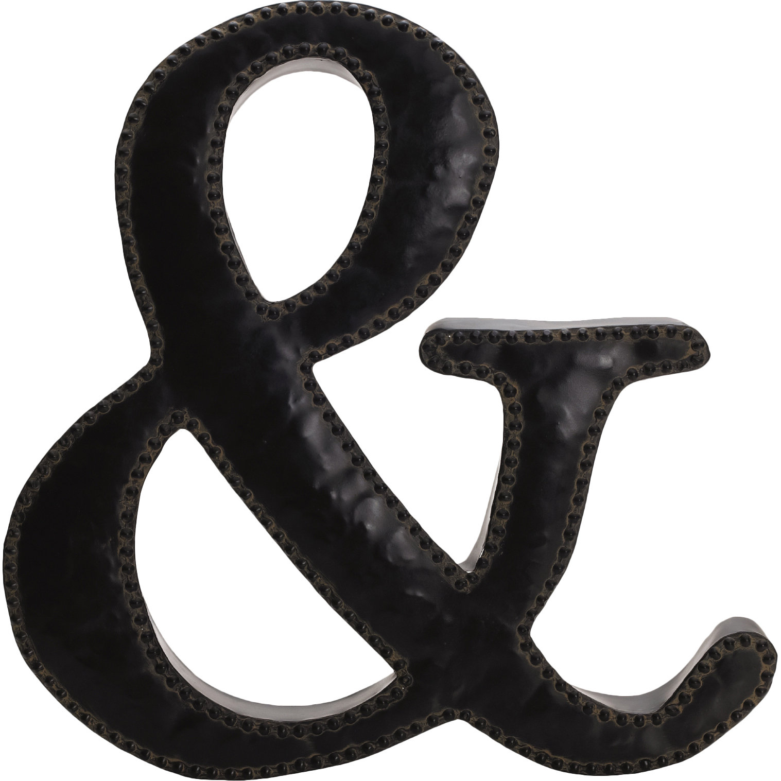 Bombay Metal Stud Ampersand Letter Block & Reviews Wayfair
