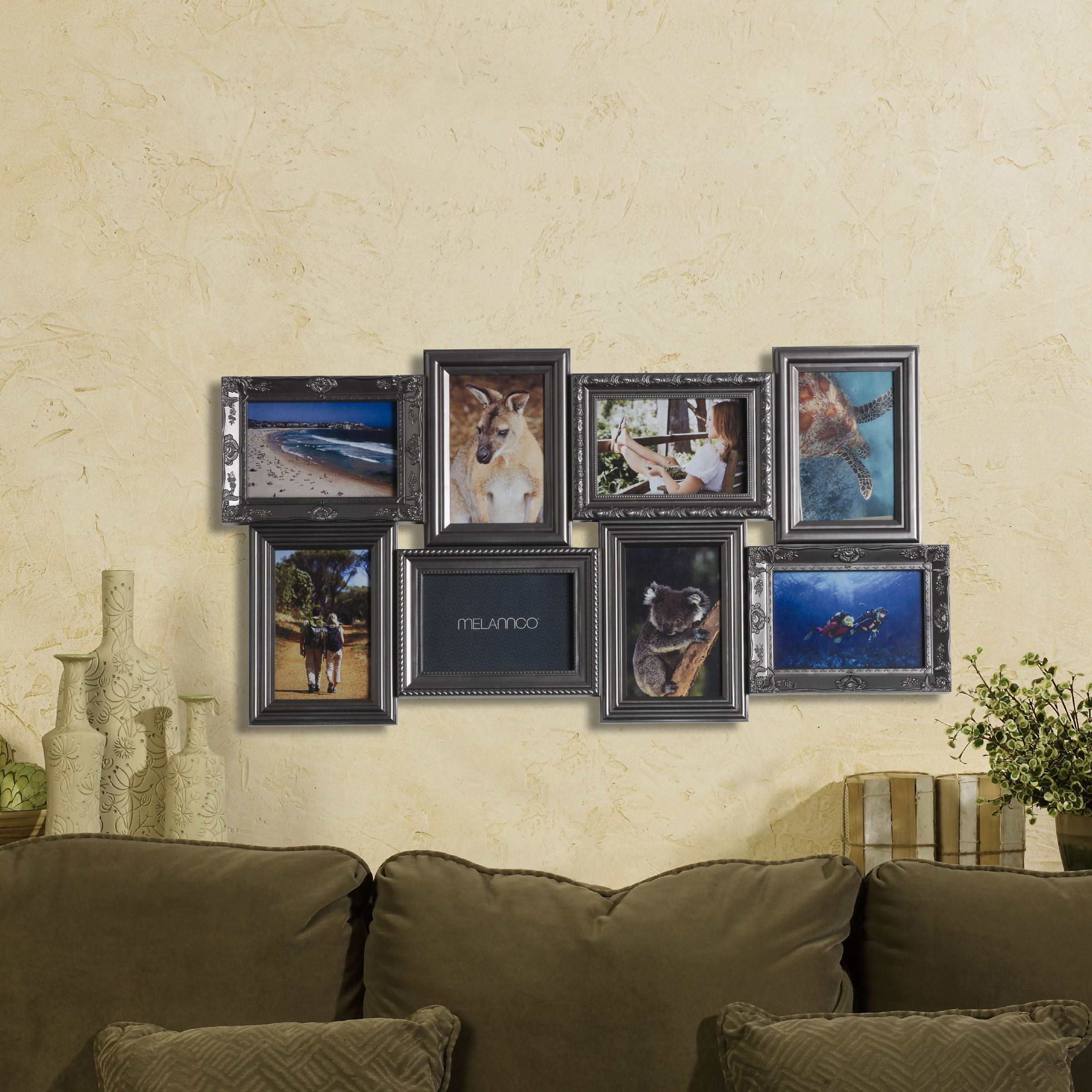 Melannco 8 Opening MultiProfile Collage Picture Frame & Reviews Wayfair