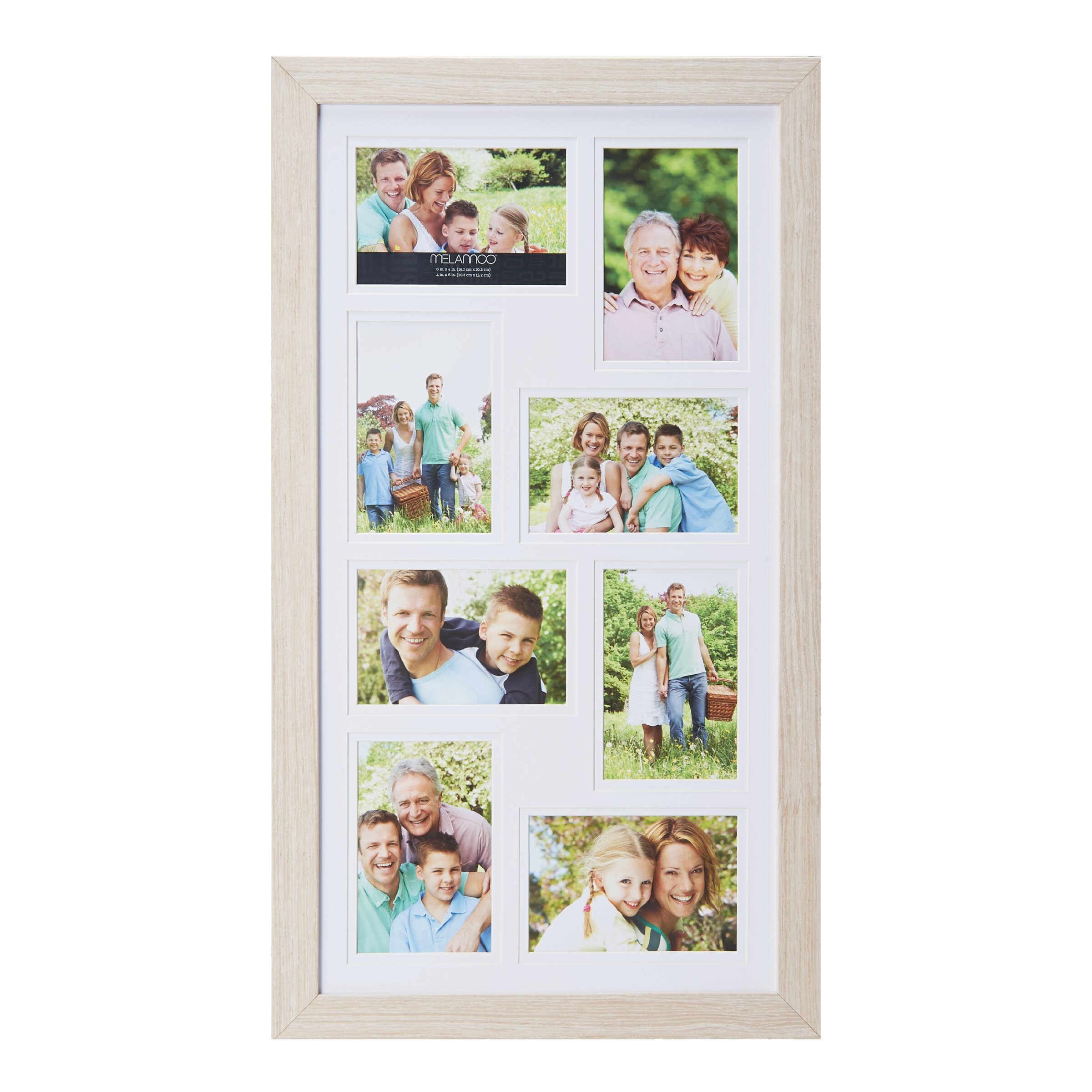 Melannco 8 Opening Wood Collage Picture Frame & Reviews | Wayfair