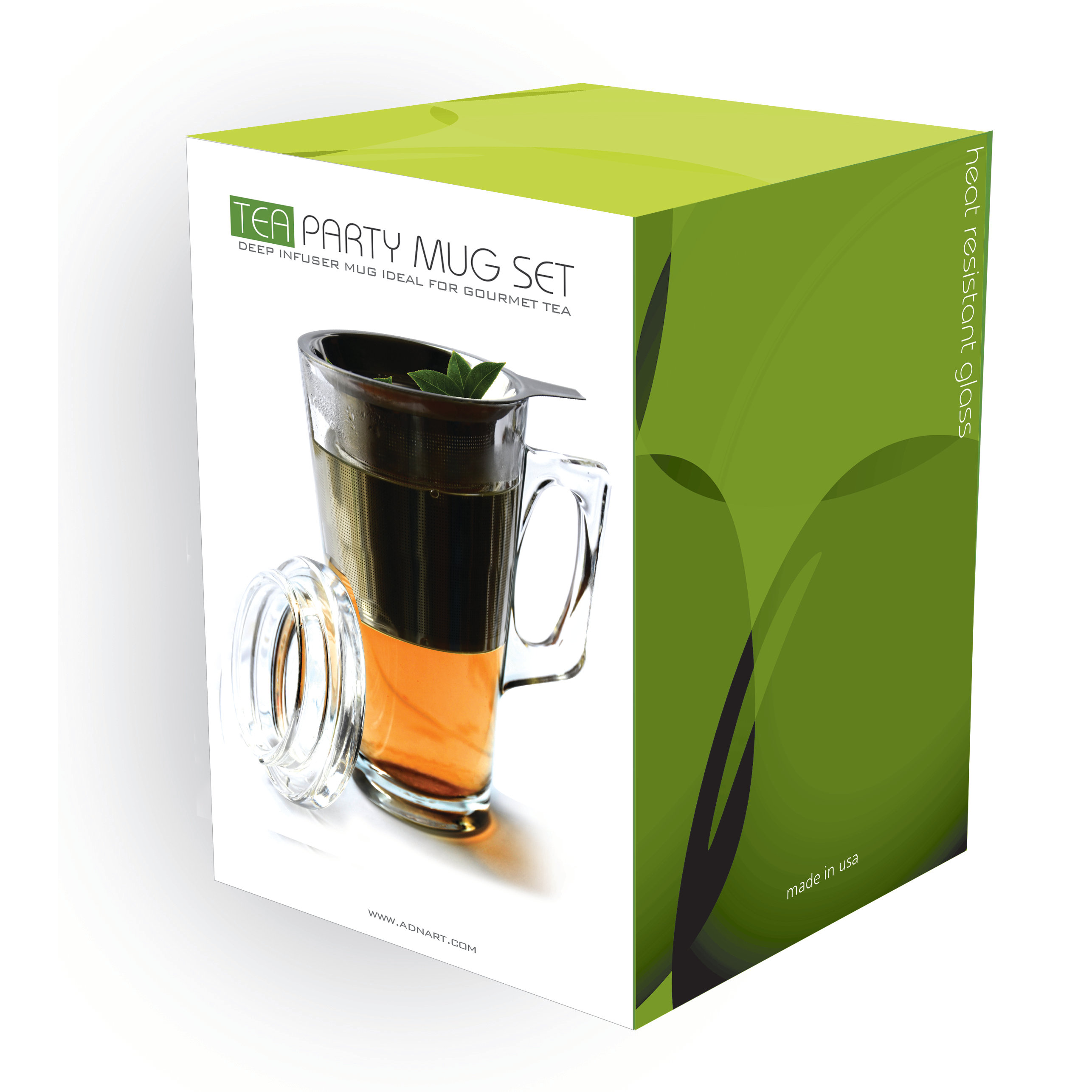 AdNArt Tea Party Mug Set & Reviews Wayfair