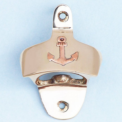 Handcrafted Nautical Decor Anchor 3" Wall Mounted Bottle Opener