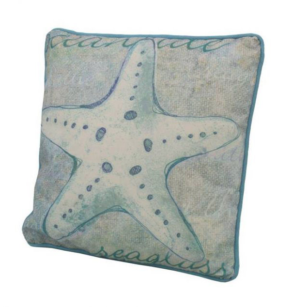 Handcrafted Nautical Decor Starfish Throw Pillow Wayfair