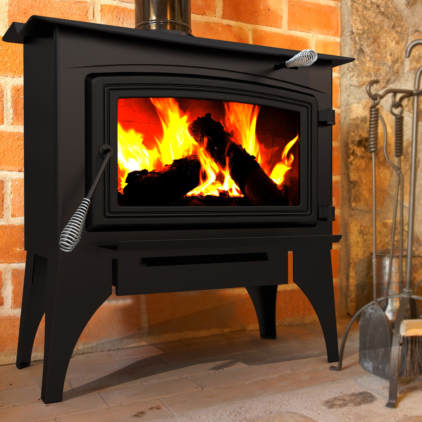 DynaGlo Pleasant Hearth Wood Burning Fireplace Wayfair