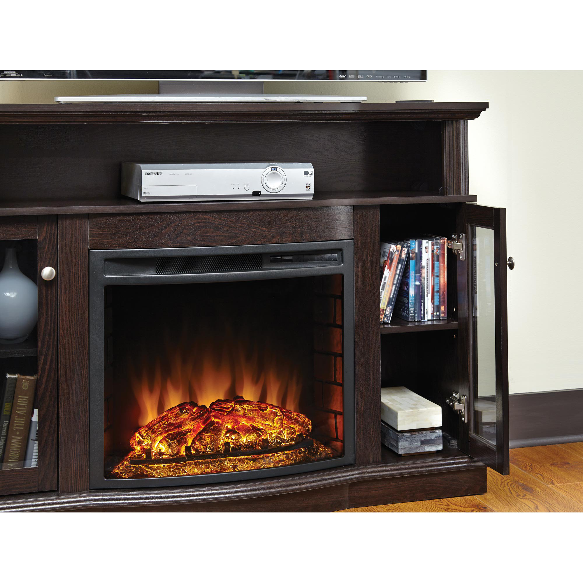 Pleasant Hearth Media Electric Fireplace & Reviews Wayfair