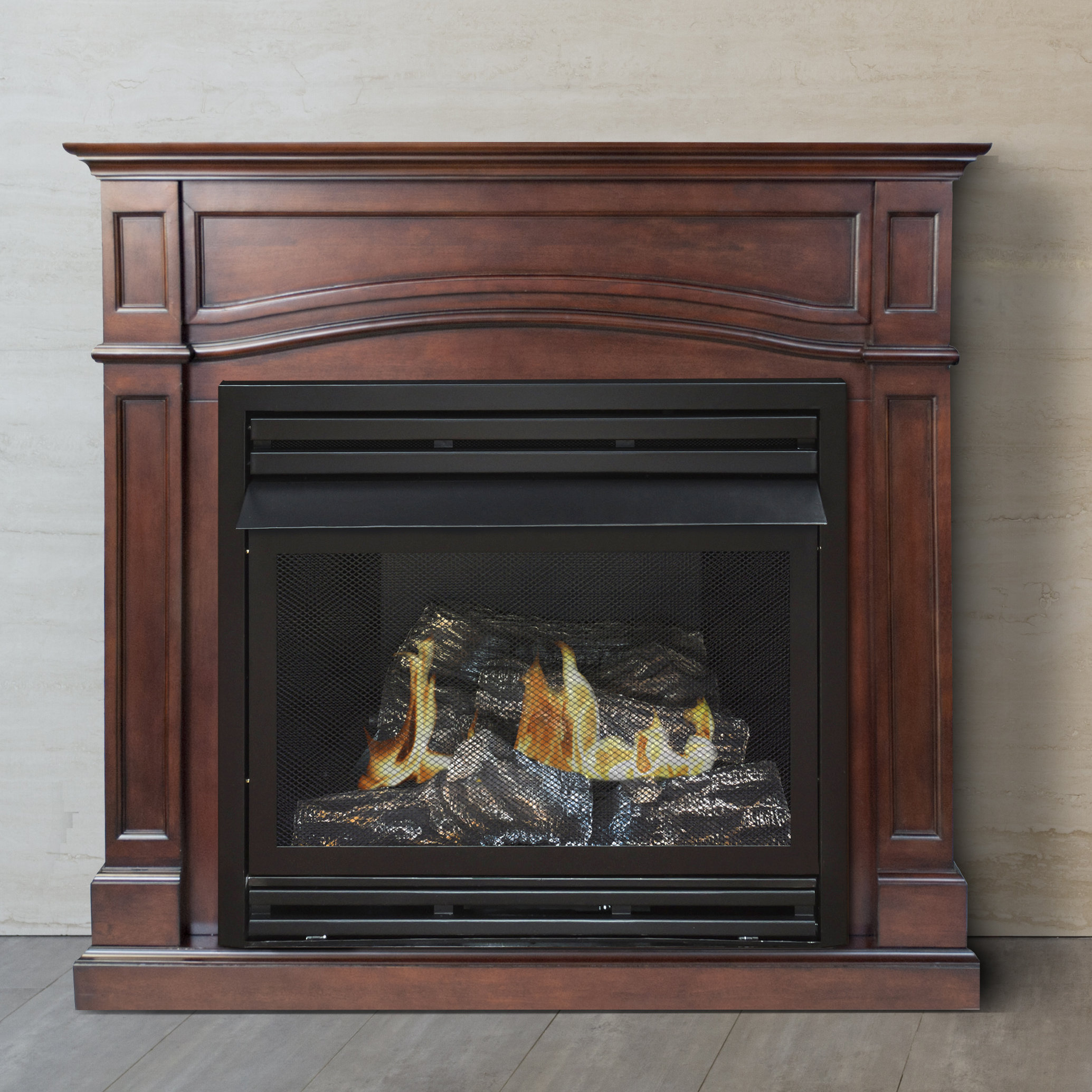 Pleasant Hearth Dual Fuel Vent Free Gas Fireplace & Reviews | Wayfair