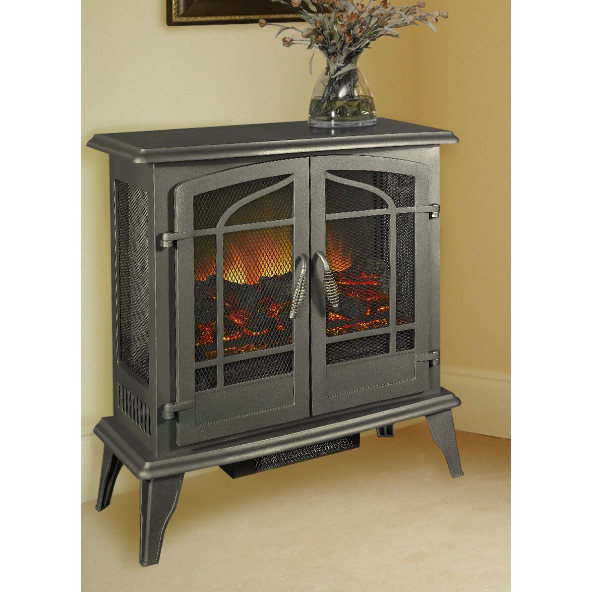 Pleasant Hearth 400 Square Foot Panoramic View Stove Heater & Reviews ...