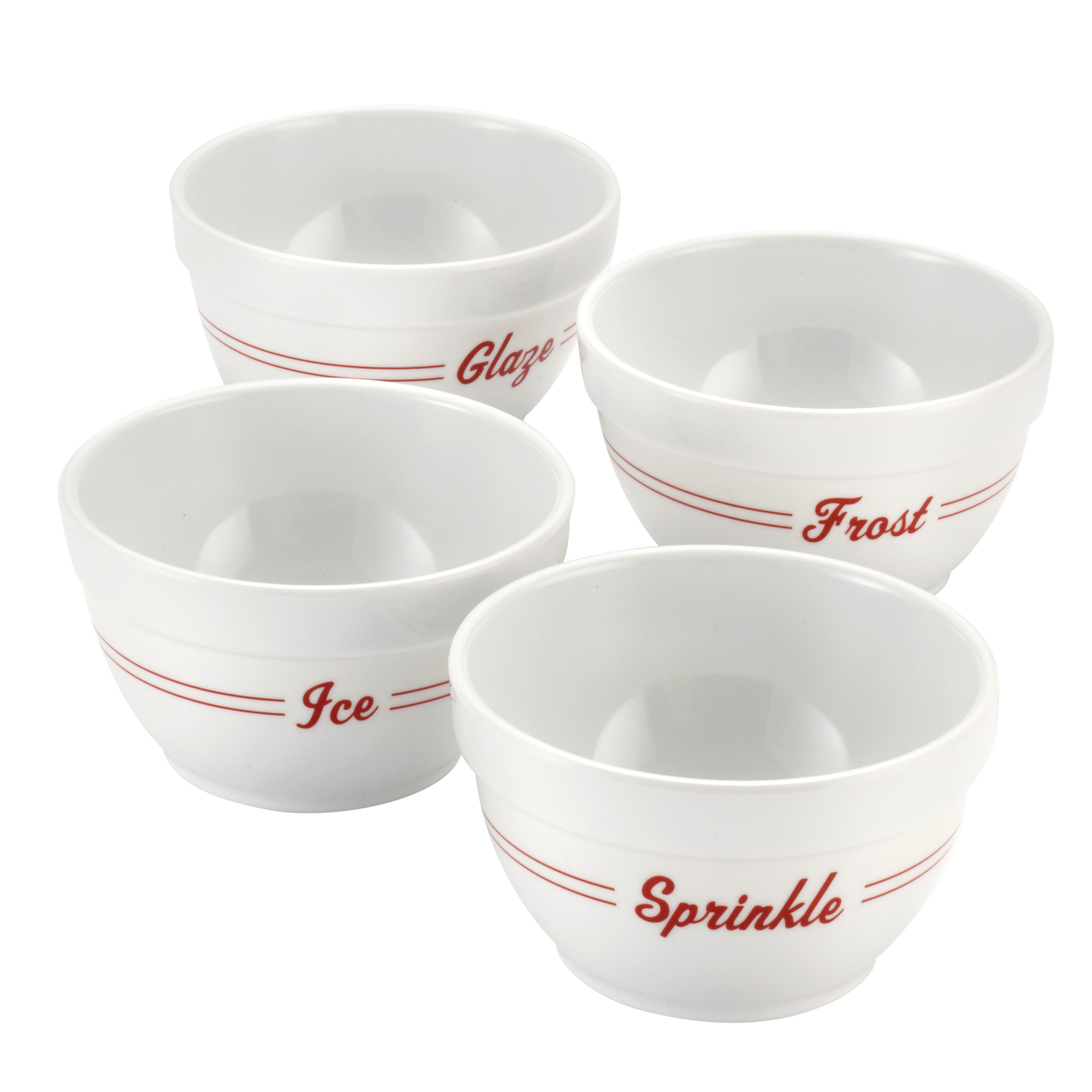 Cake Boss Bistro 4 Piece Melamine Prep Bowl Set & Reviews Wayfair