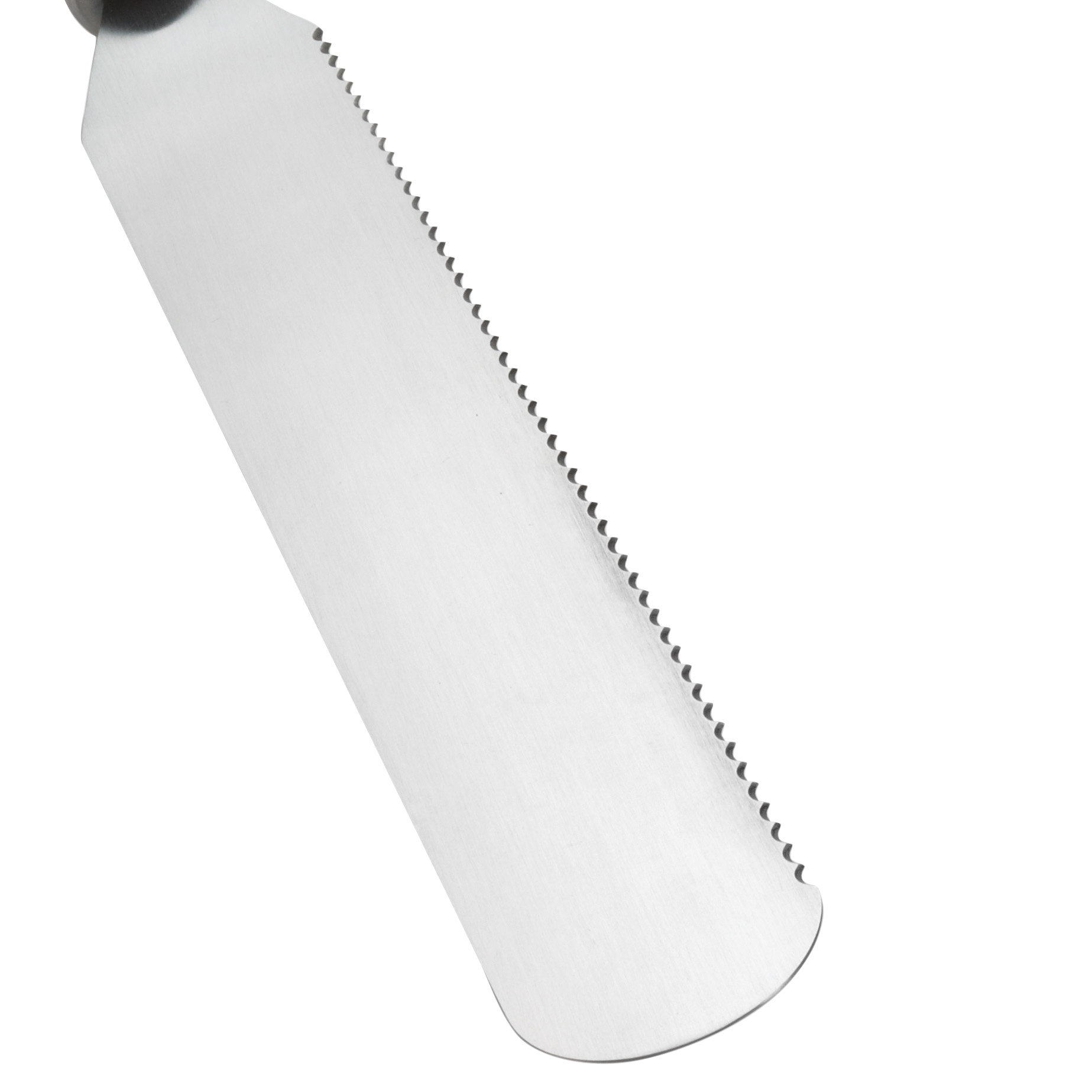 Cake Boss 10" Stainless Steel Tools and Gadgets Serrated Icing Spatula
