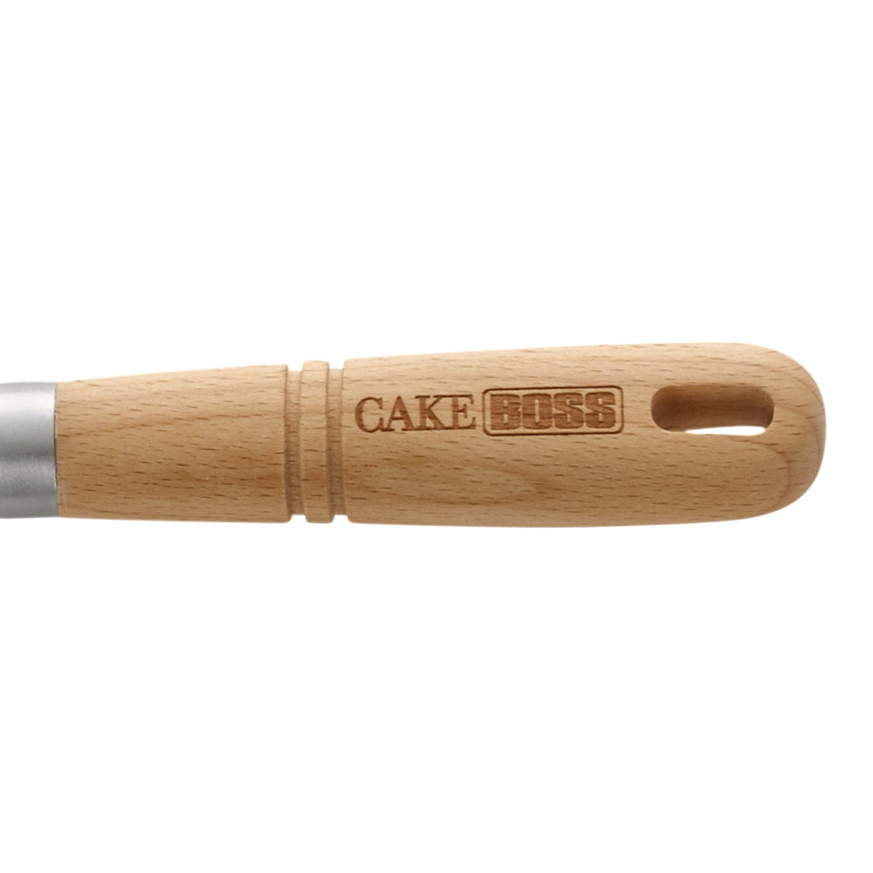 Cake Boss Wooden Tools and Gadgets Stainless Steel Offset Icing Spatula
