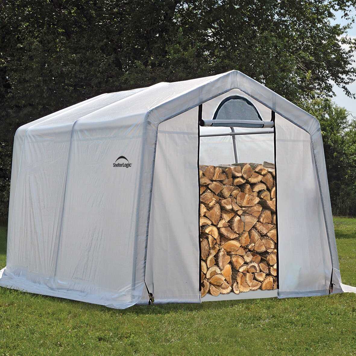 ShelterLogic Firewood Seasoning Shed 10 Ft. x 10 Ft 