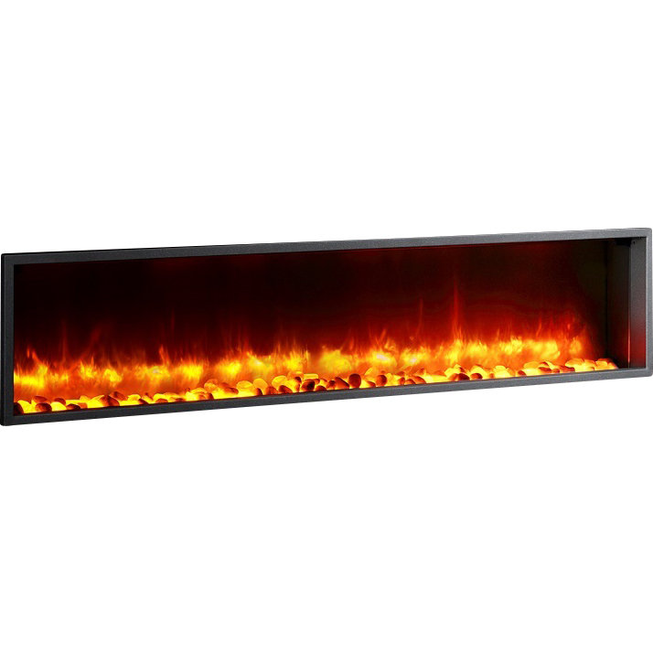 Dynasty 63" Built-in LED Wall Mount Electric Fireplace ...