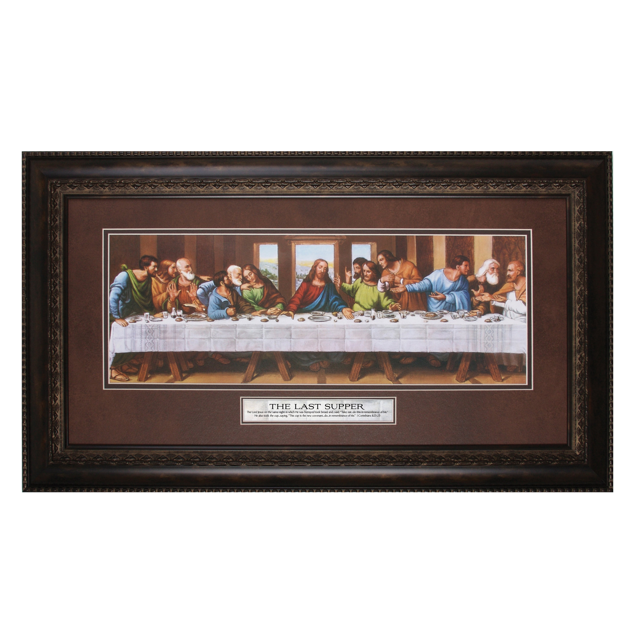 The James Lawrence Company The Last Supper the Lord Framed Print