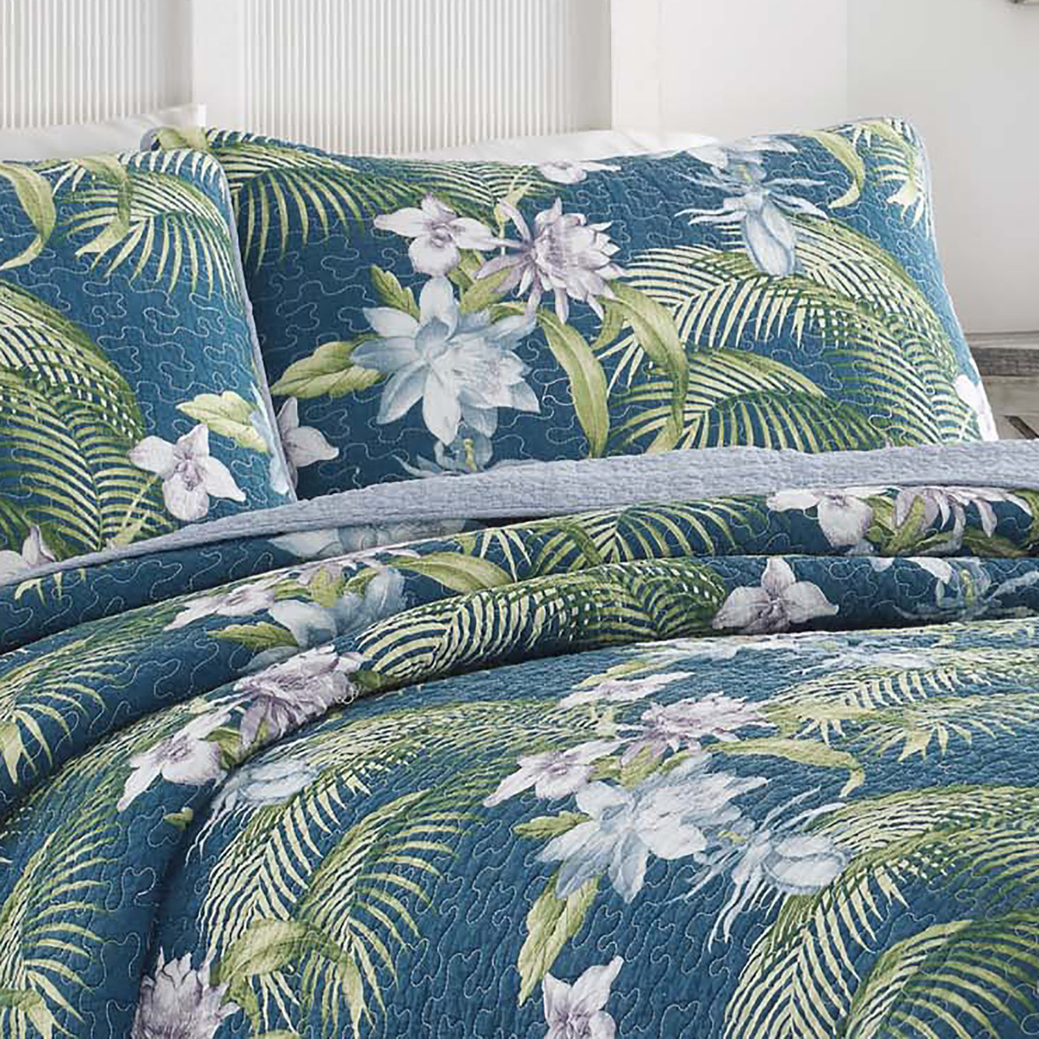 Tommy Bahama Bedding Southern Breeze Reversible Quilt Set & Reviews