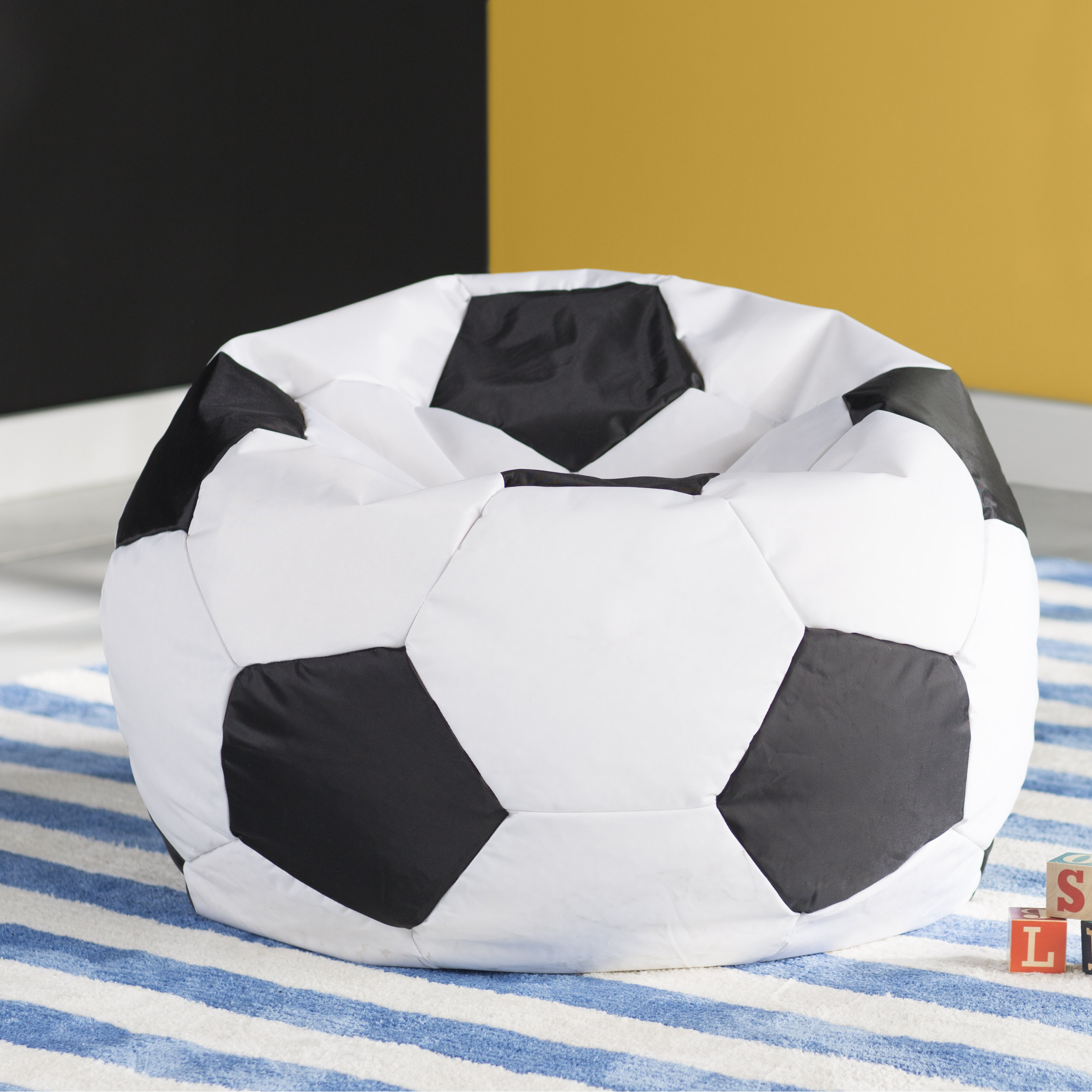 Comfort Research Big Joe Soccer Bean Bag Chair & Reviews Wayfair