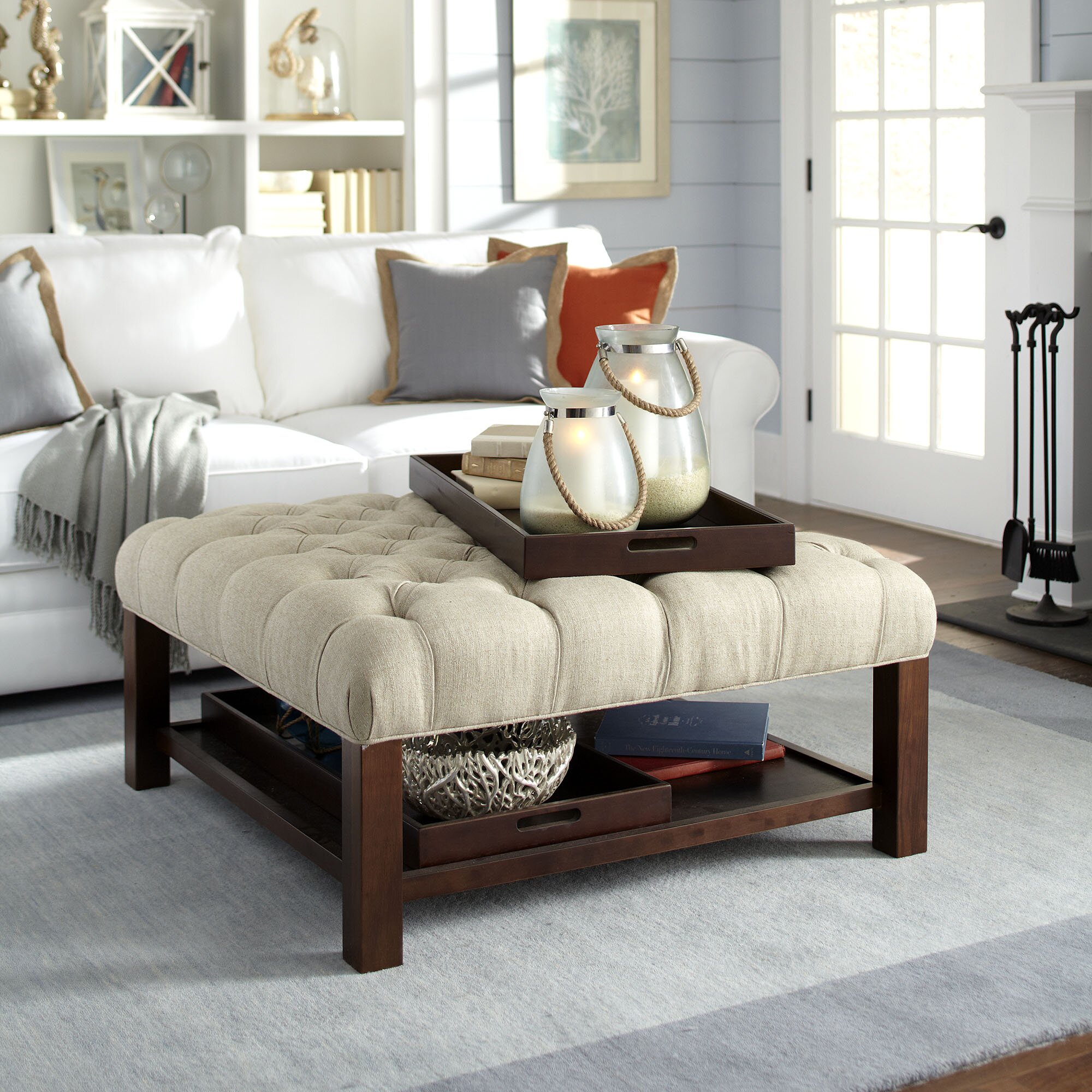 Birch Lane Everly Ottoman & Reviews | Wayfair